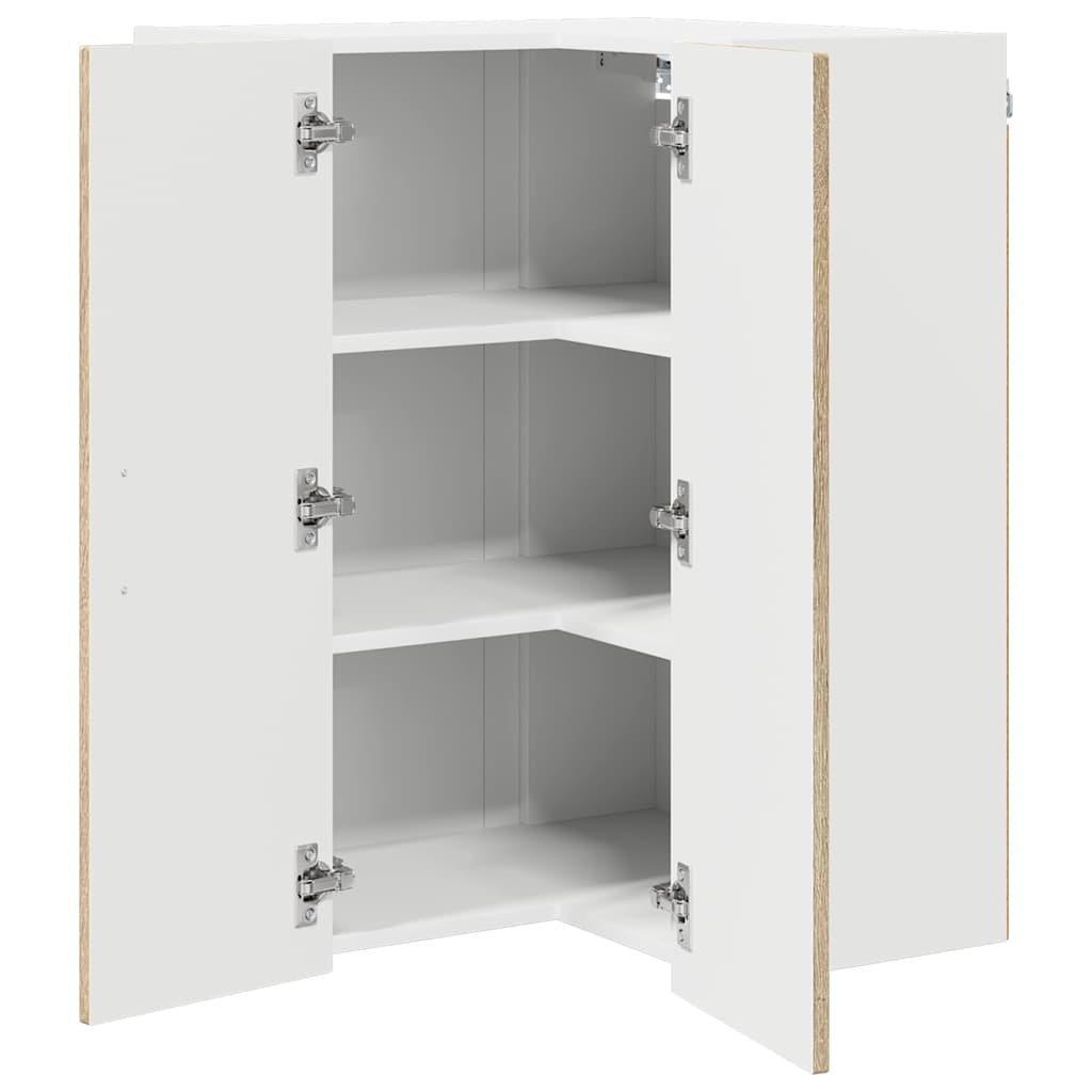 Zidni kutni ormar Lucca Hrast sonoma 57 x 57 x 80 cm