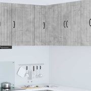 Zidni kutni ormar Lucca Betonska siva 57 x 57 x 80 cm