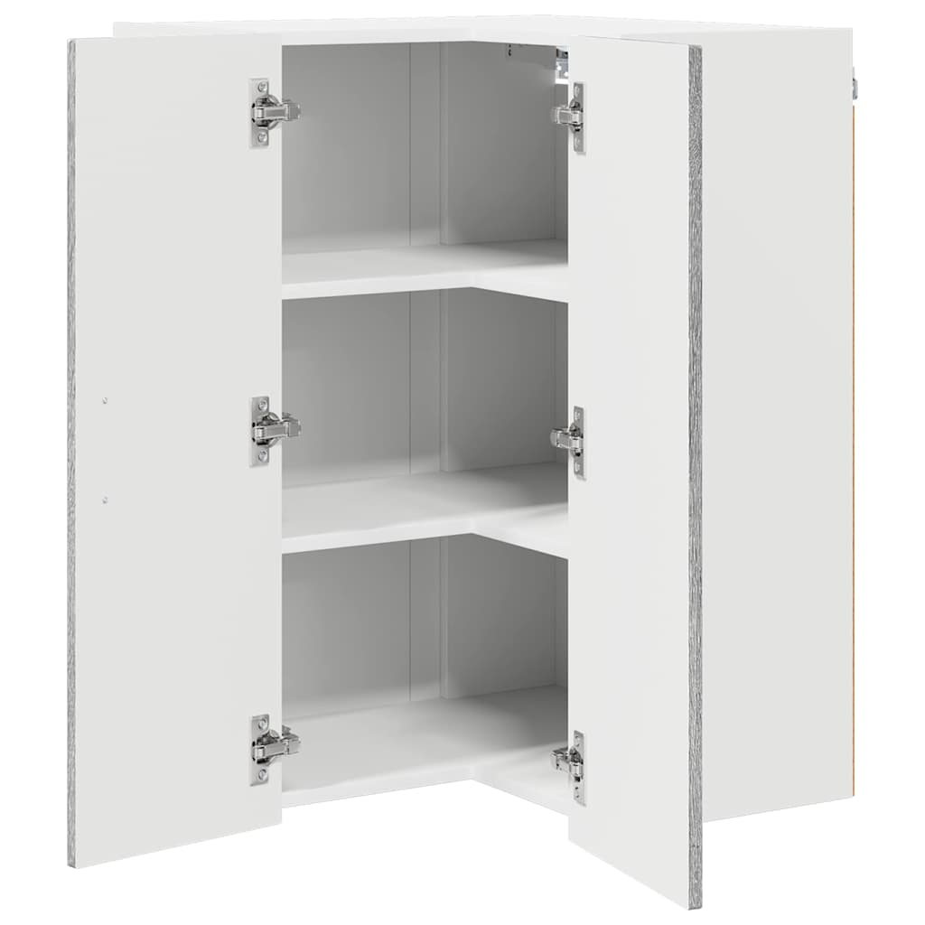 Zidni kutni ormar Lucca Siva sonoma 57 x 57 x 80 cm