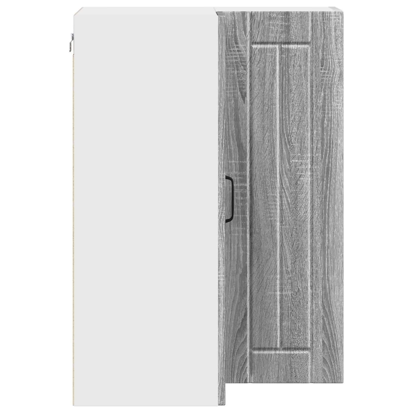 Zidni kutni ormar Lucca Siva sonoma 57 x 57 x 80 cm