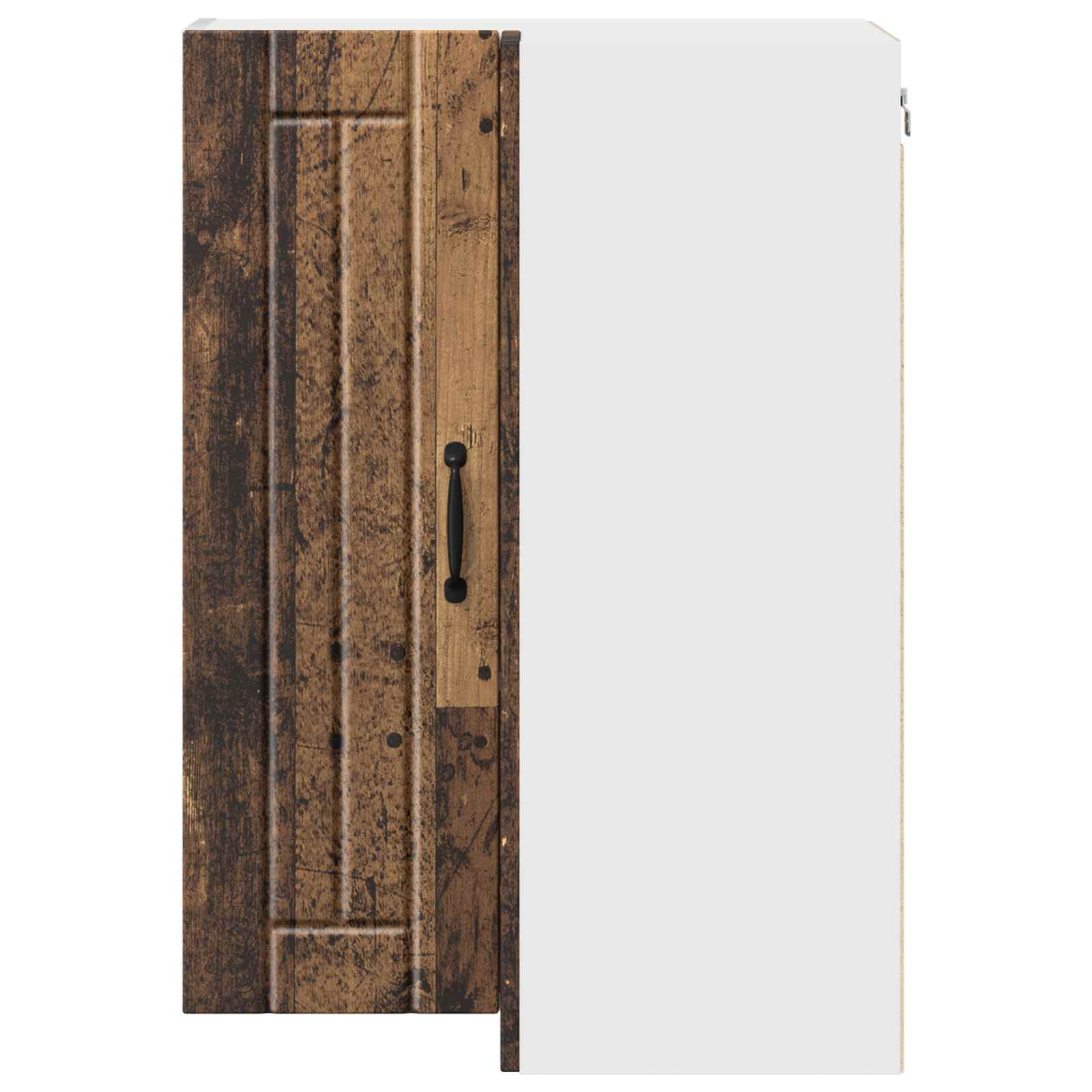 Zidni kutni ormar Lucca Staro drvo 57 x 57 x 80 cm