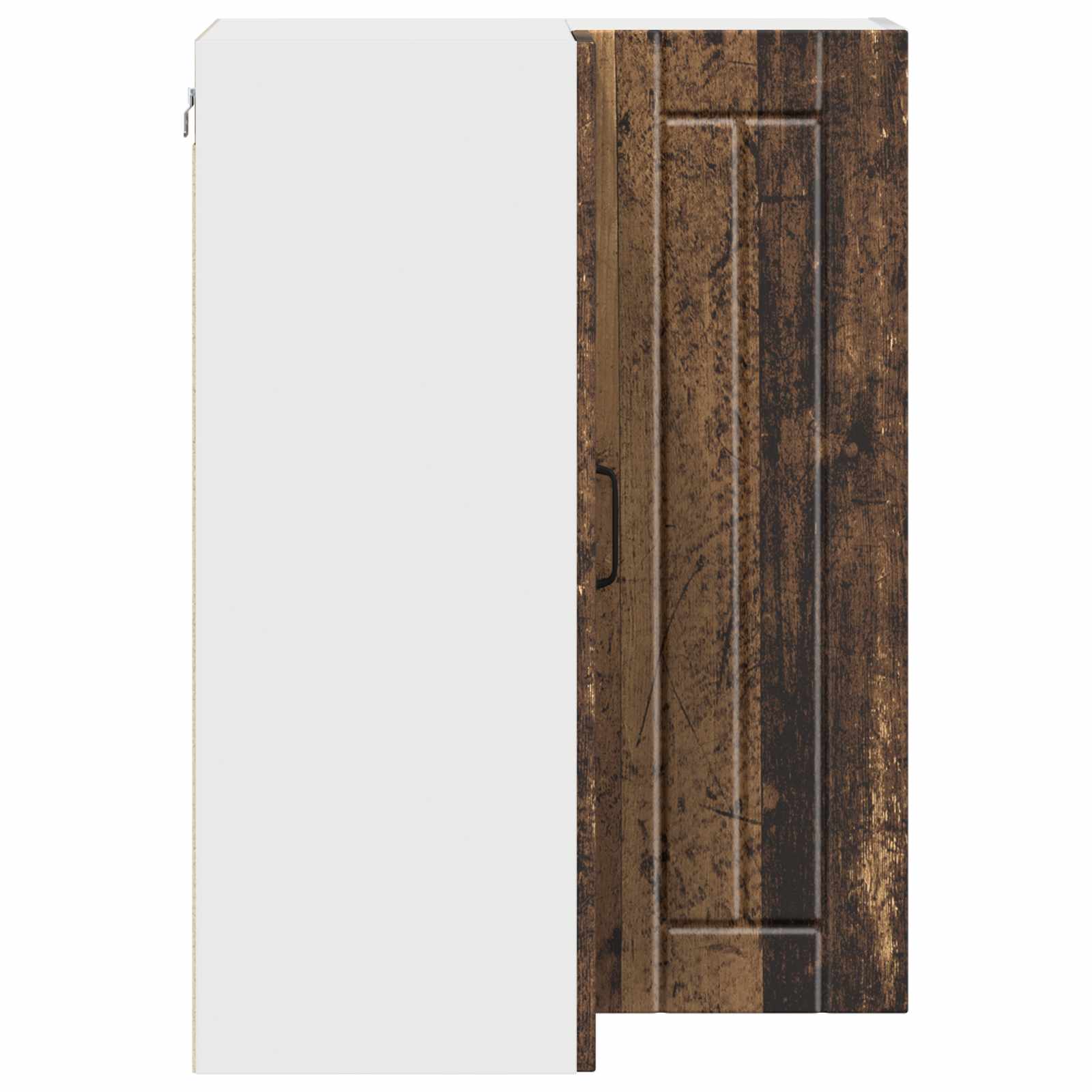 Zidni kutni ormar Lucca Staro drvo 57 x 57 x 80 cm