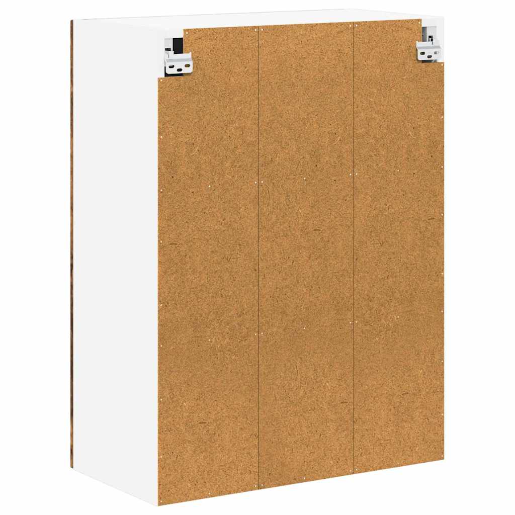 Zidni stakleni ormarić Lucca Dimljeni hrast 60 x 31 x 80 cm