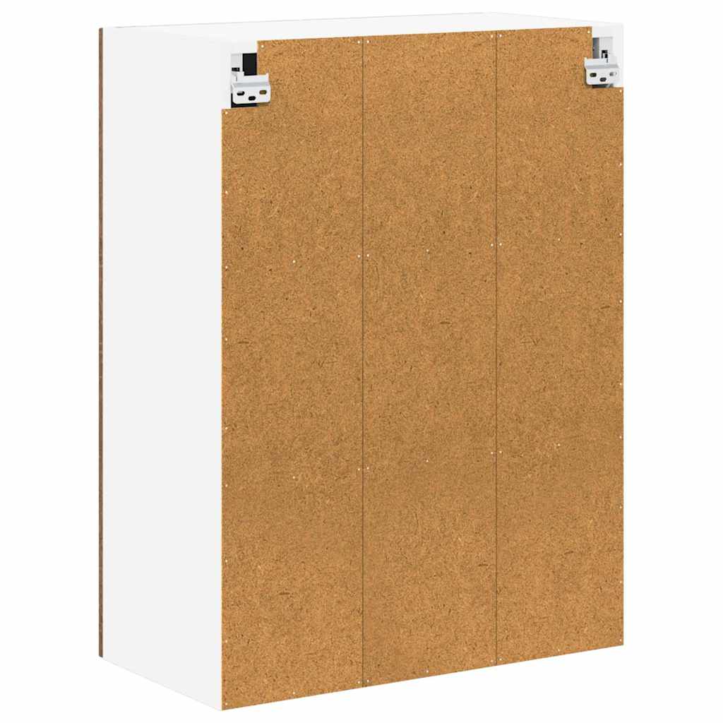 Zidni stakleni ormarić Lucca Smeđi hrast 60 x 31 x 80 cm