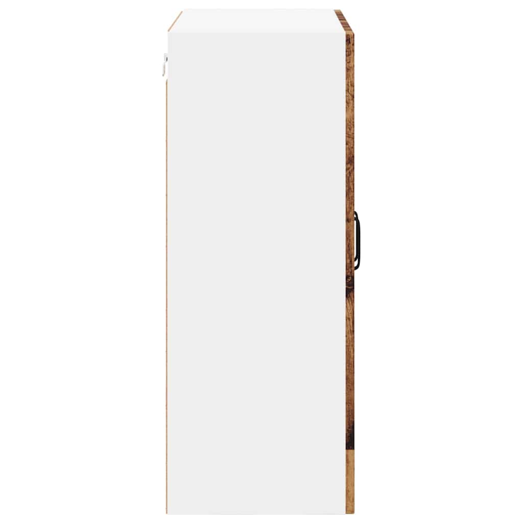 Zidni stakleni ormarić Lucca Staro drvo 60 x 31 x 80 cm