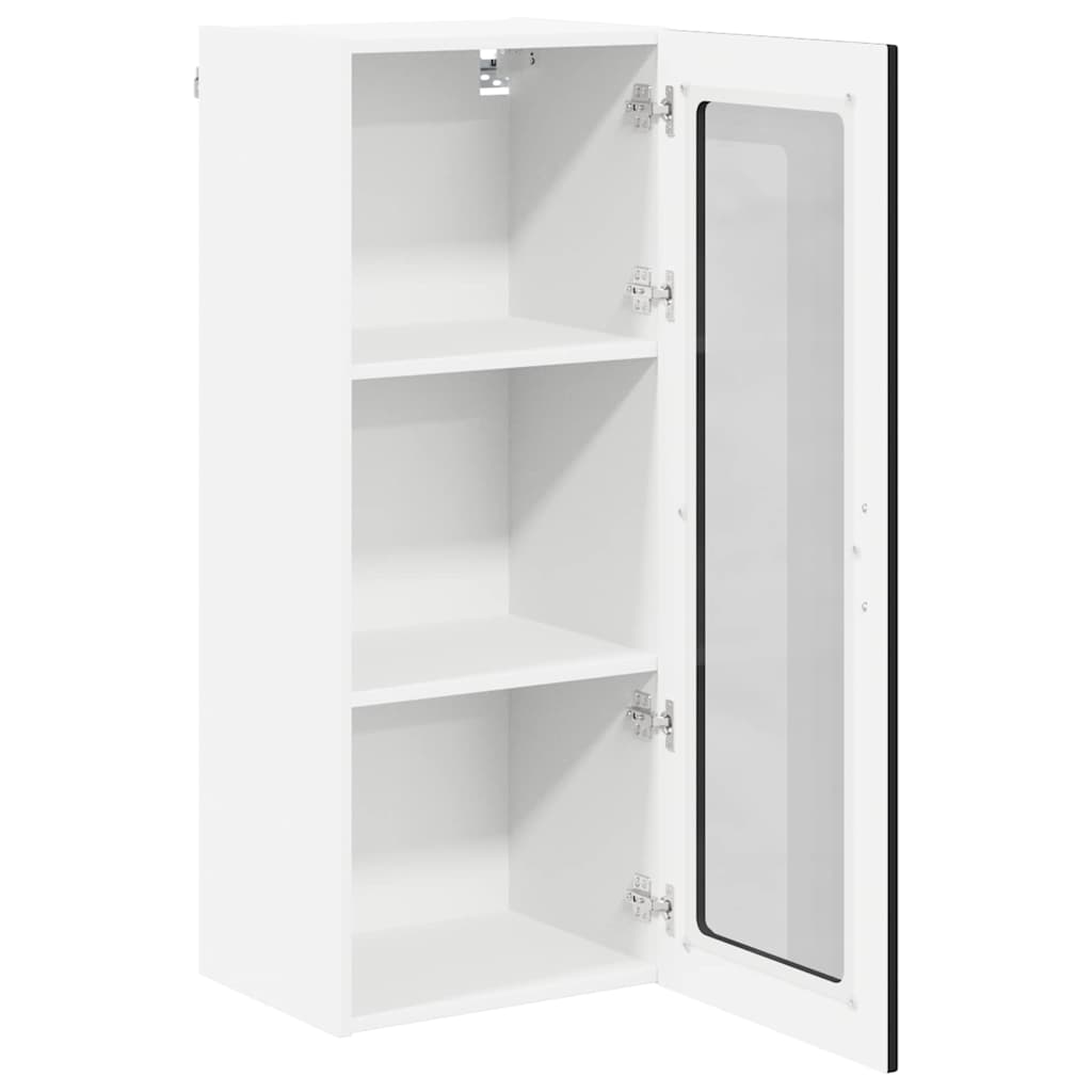Zidni stakleni ormarić Lucca Crna 40 x 31 x 100 cm
