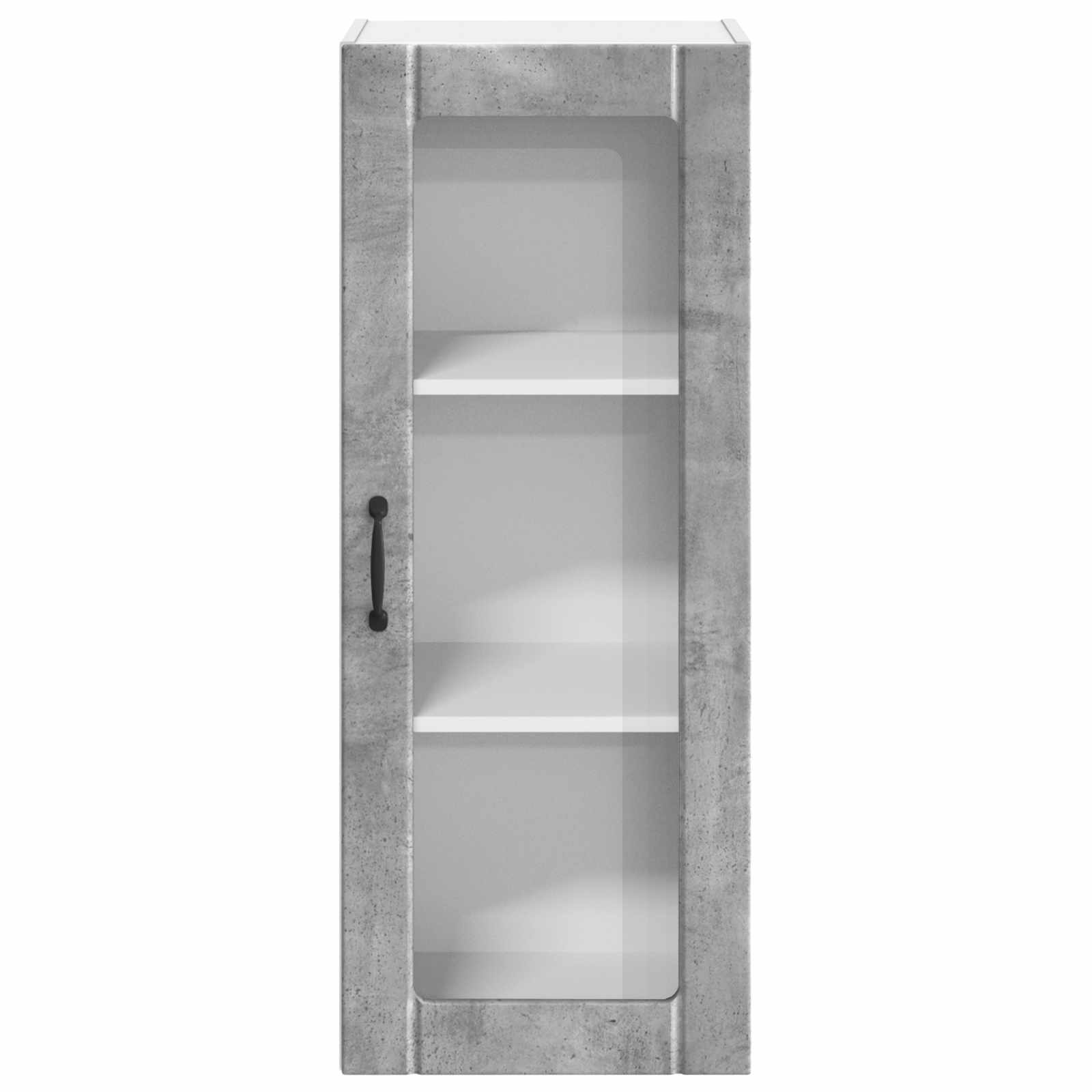 Zidni stakleni ormarić Lucca Betonska siva 40 x 31 x 100 cm