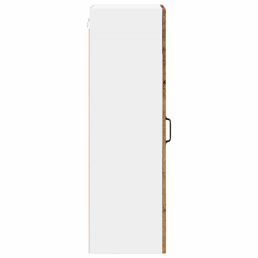 Zidni stakleni ormarić Lucca Staro drvo 40 x 31 x 100 cm