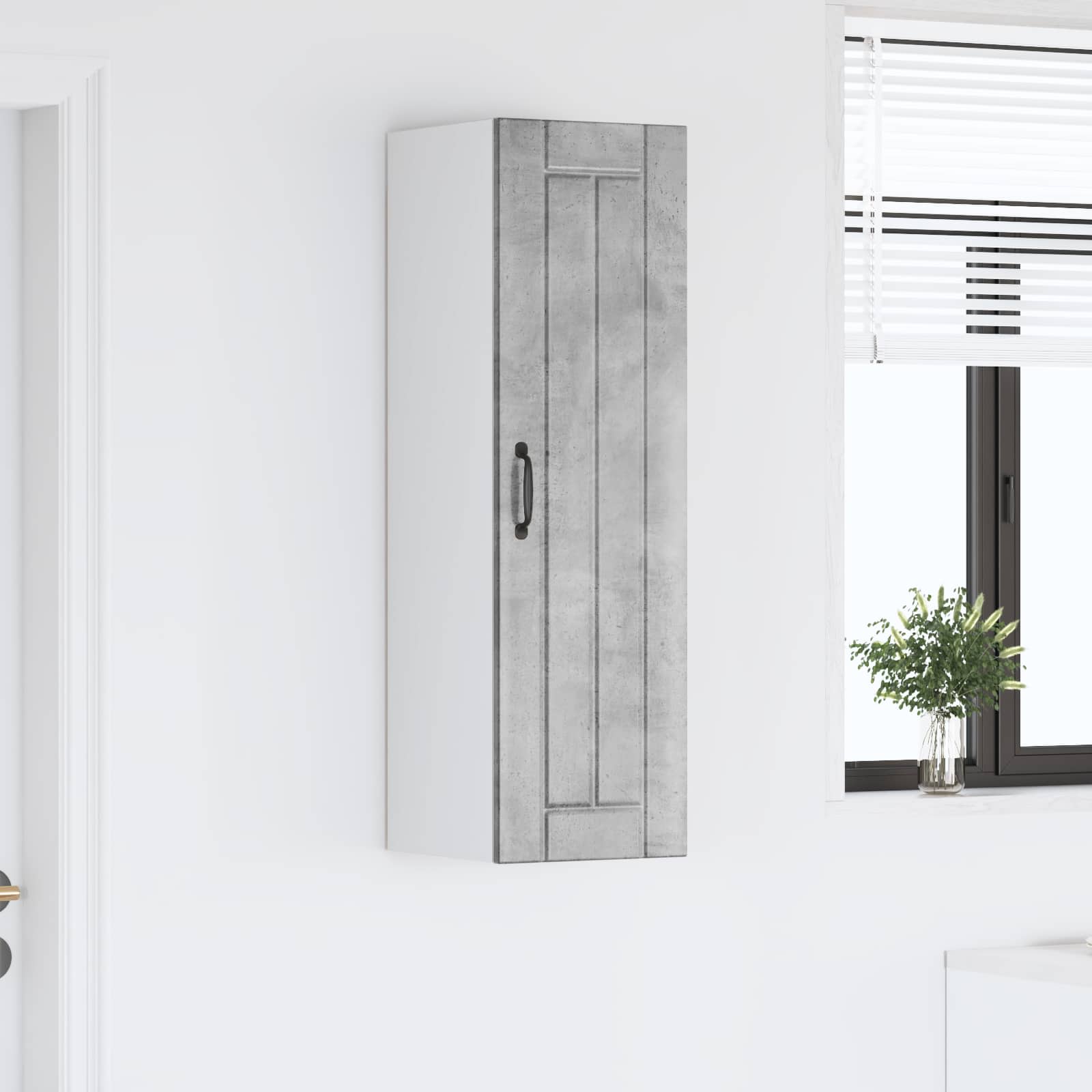 Ormar za Zid Lucca Betonska siva 30 x 31 x 100 cm