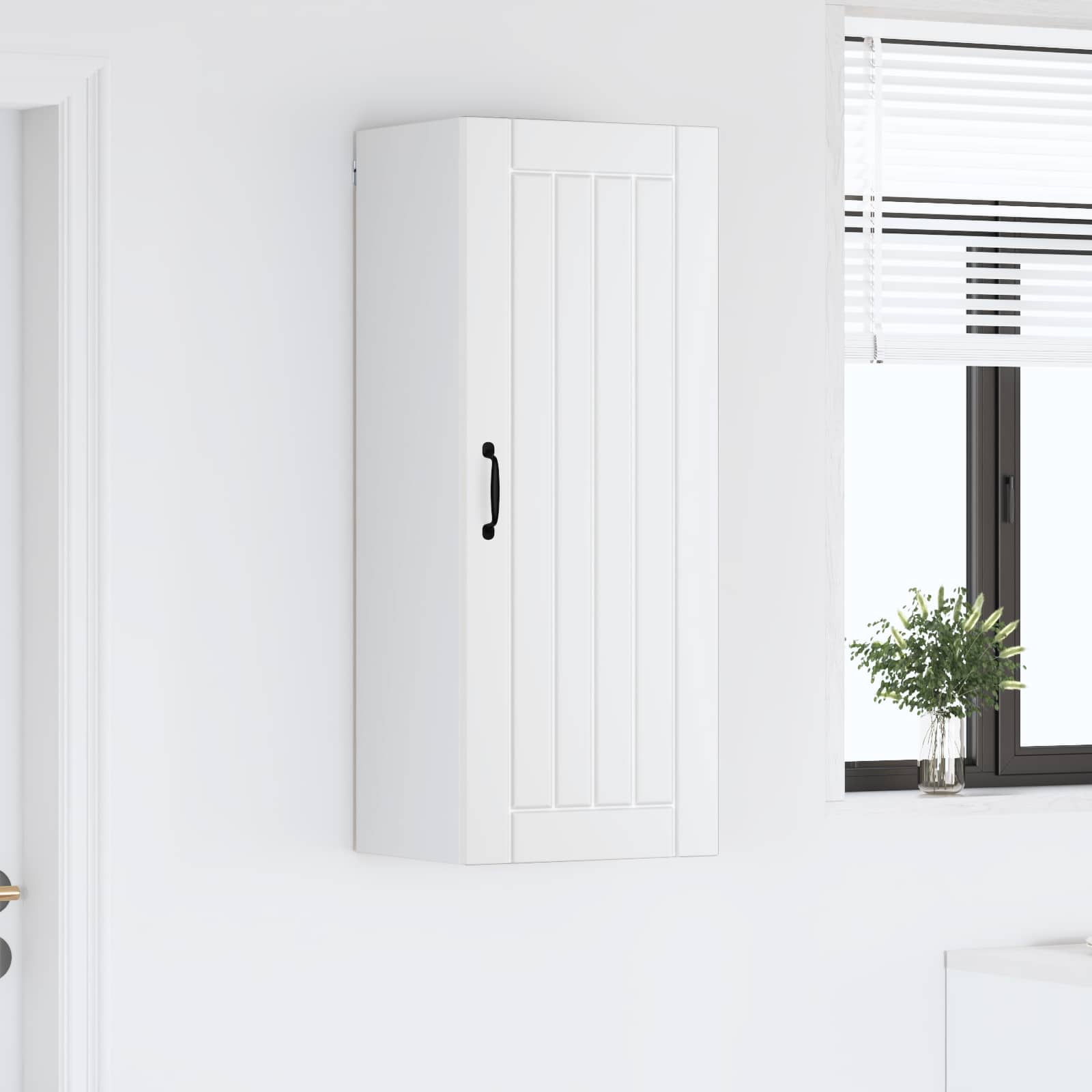 Ormar za Zid Lucca Bijela 40 x 31 x 100 cm Konstruirano drvo