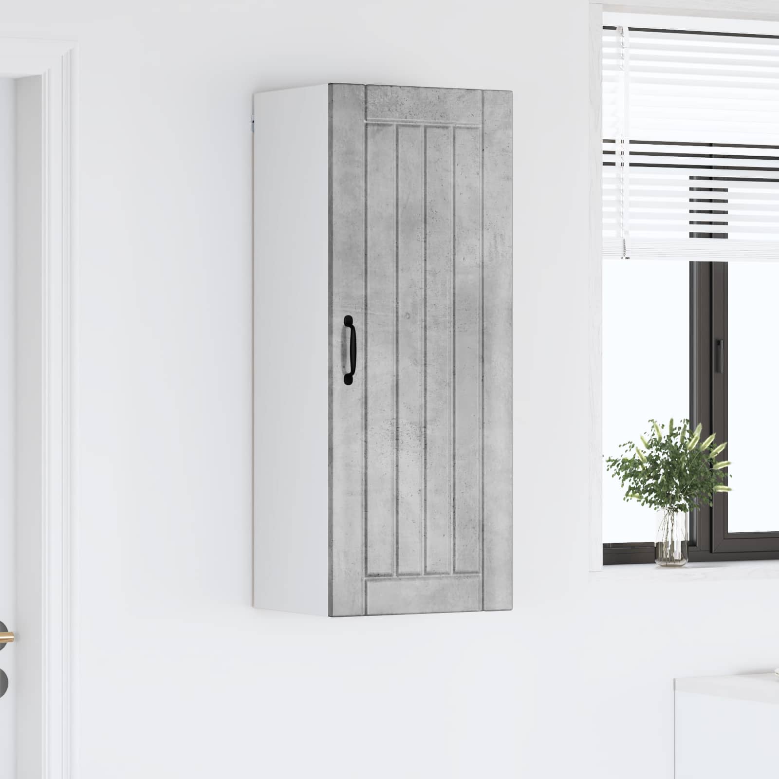 Ormar za Zid Lucca Betonska siva 40 x 31 x 100 cm