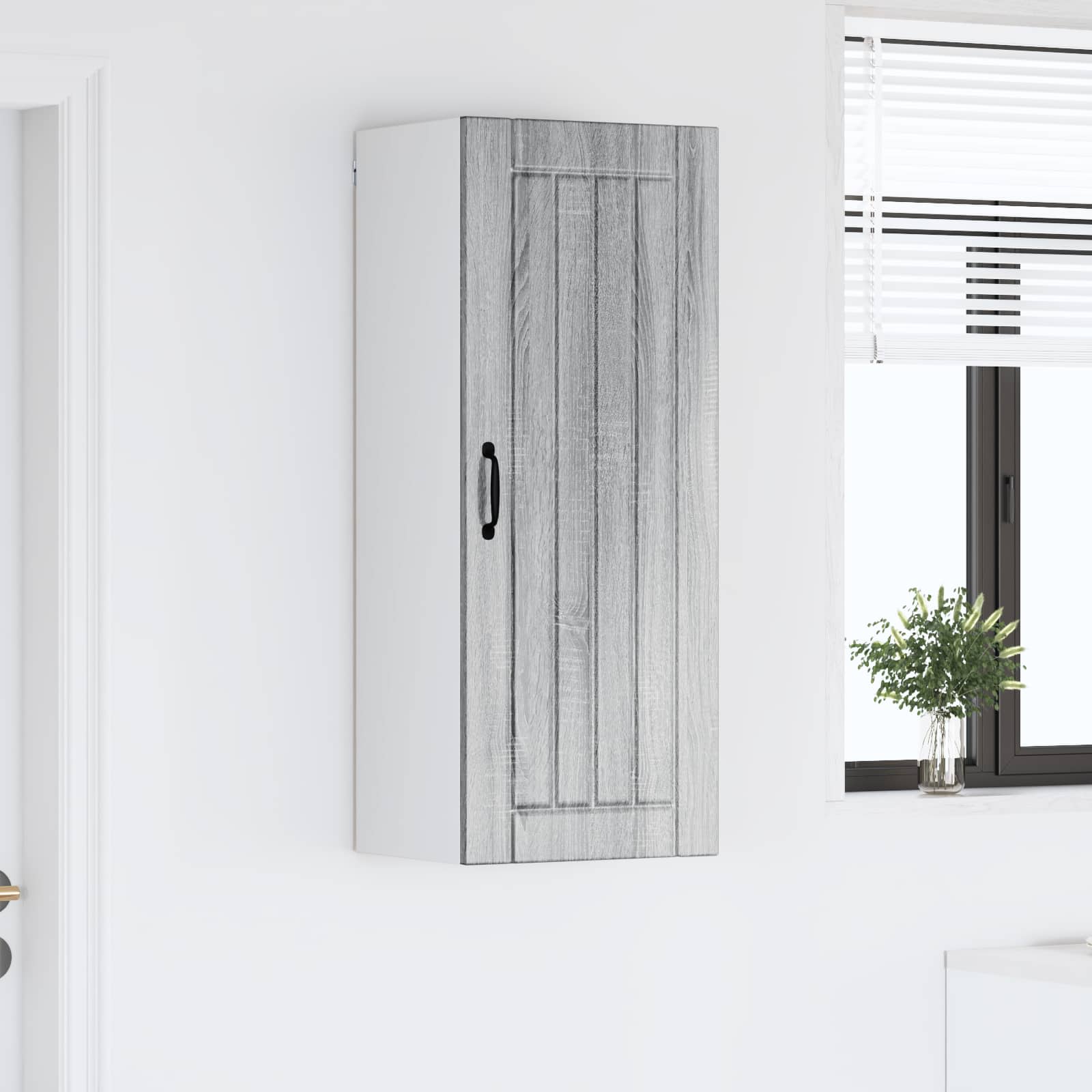 Ormar za Zid Lucca Siva sonoma 40 x 31 x 100 cm