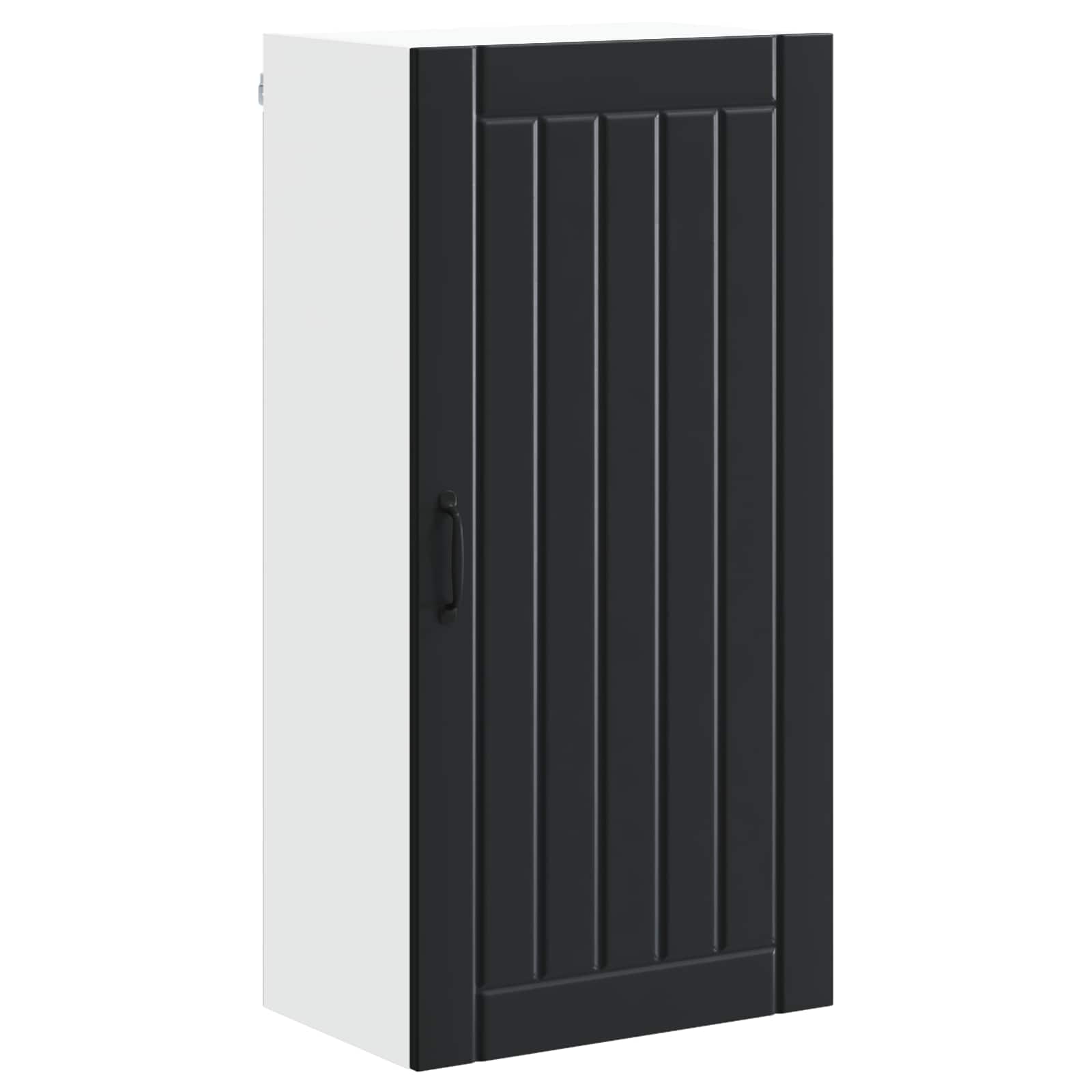 Ormar za Zid Lucca Crna 50 x 31 x 100 cm Konstruirano drvo