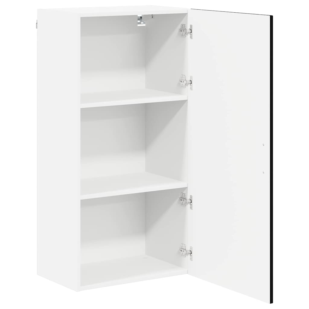 Ormar za Zid Lucca Crna 50 x 31 x 100 cm Konstruirano drvo