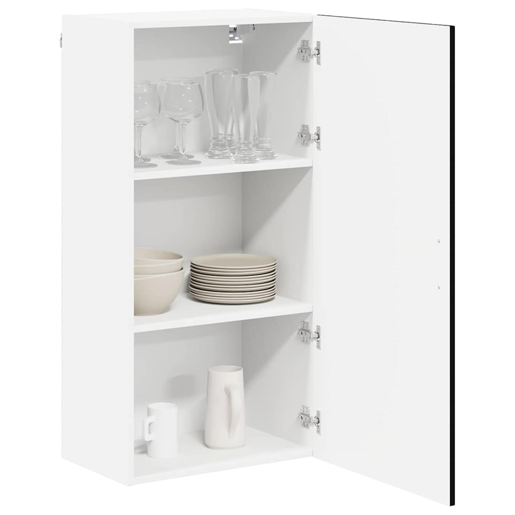 Ormar za Zid Lucca Crna 50 x 31 x 100 cm Konstruirano drvo