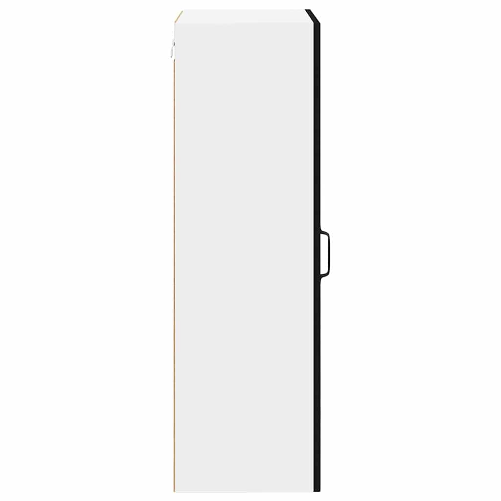 Ormar za Zid Lucca Crna 50 x 31 x 100 cm Konstruirano drvo