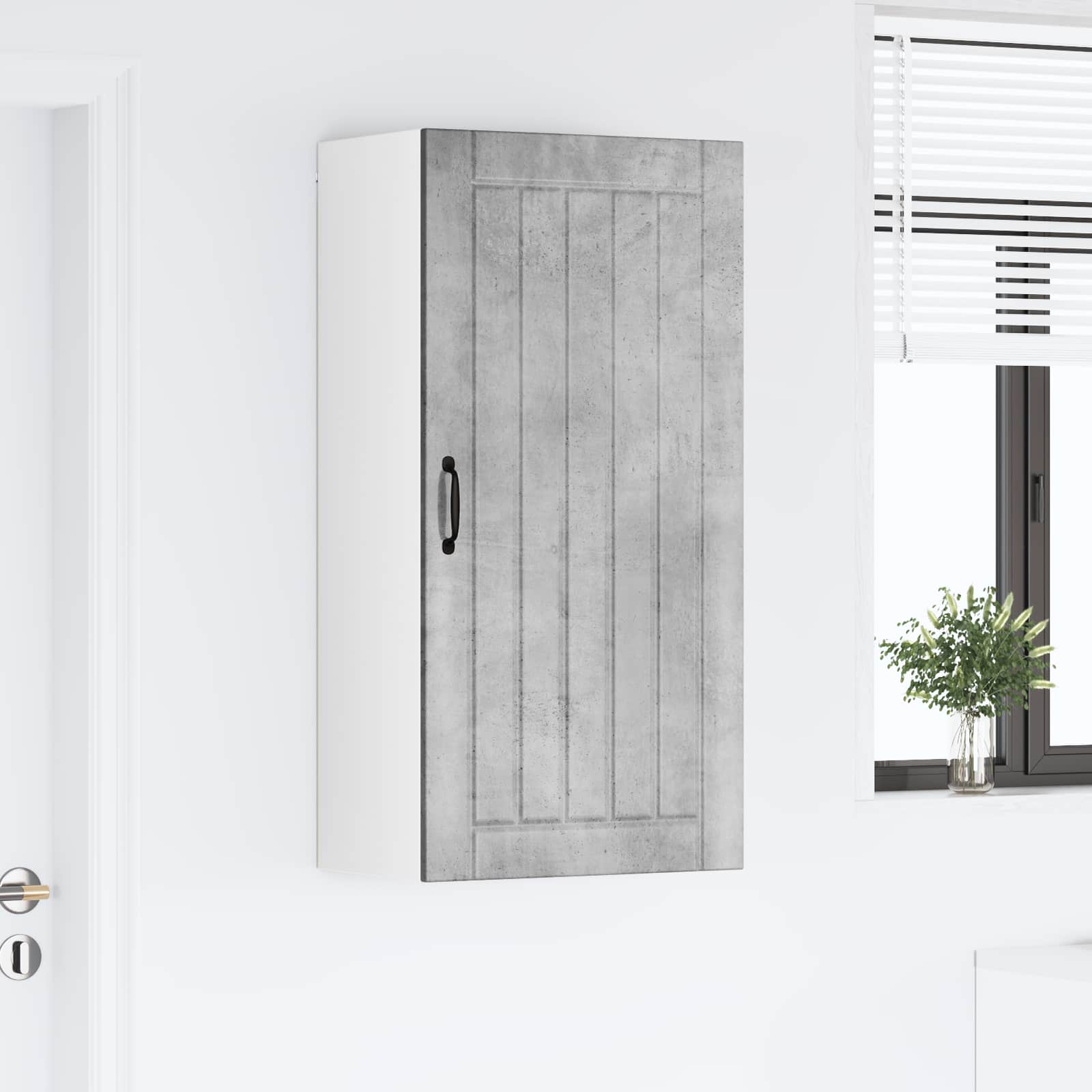 Ormar za Zid Lucca Betonska siva 50 x 31 x 100 cm