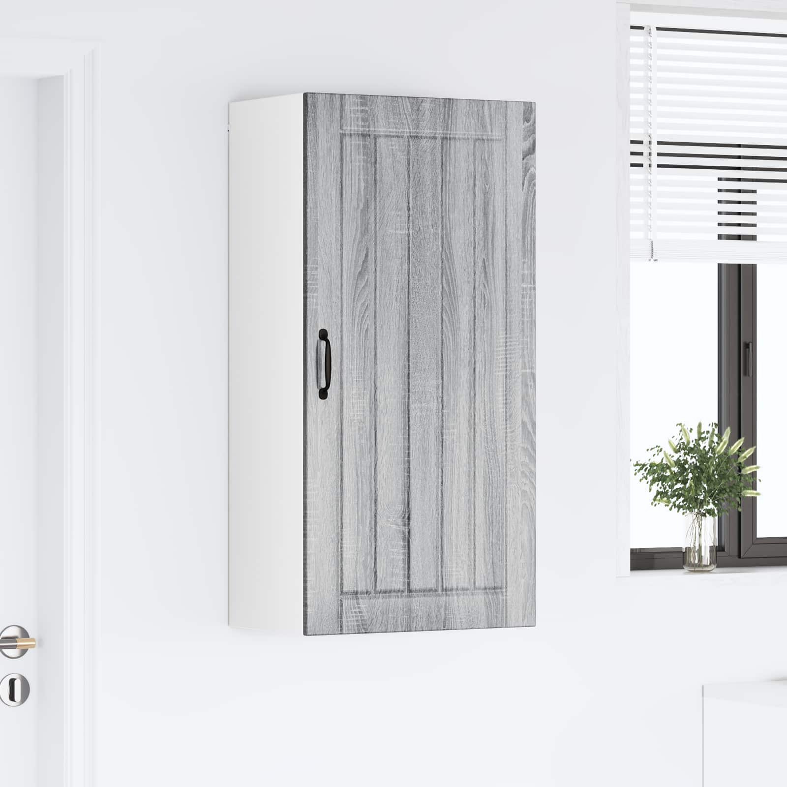 Ormar za Zid Lucca Siva sonoma 50 x 31 x 100 cm