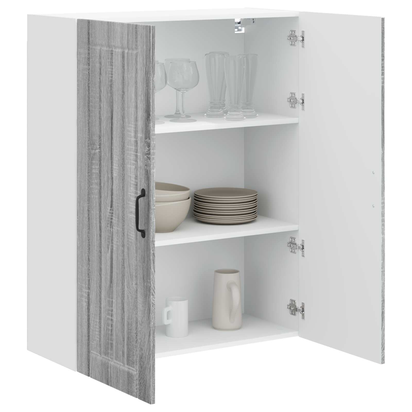 Ormar za Zid Lucca Siva sonoma 80 x 31 x 100 cm