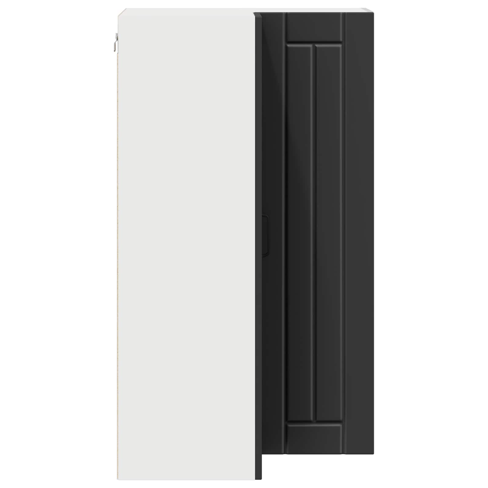 Zidni kutni ormar Lucca Crna 57 x 57 x 100 cm Konstruirano drvo