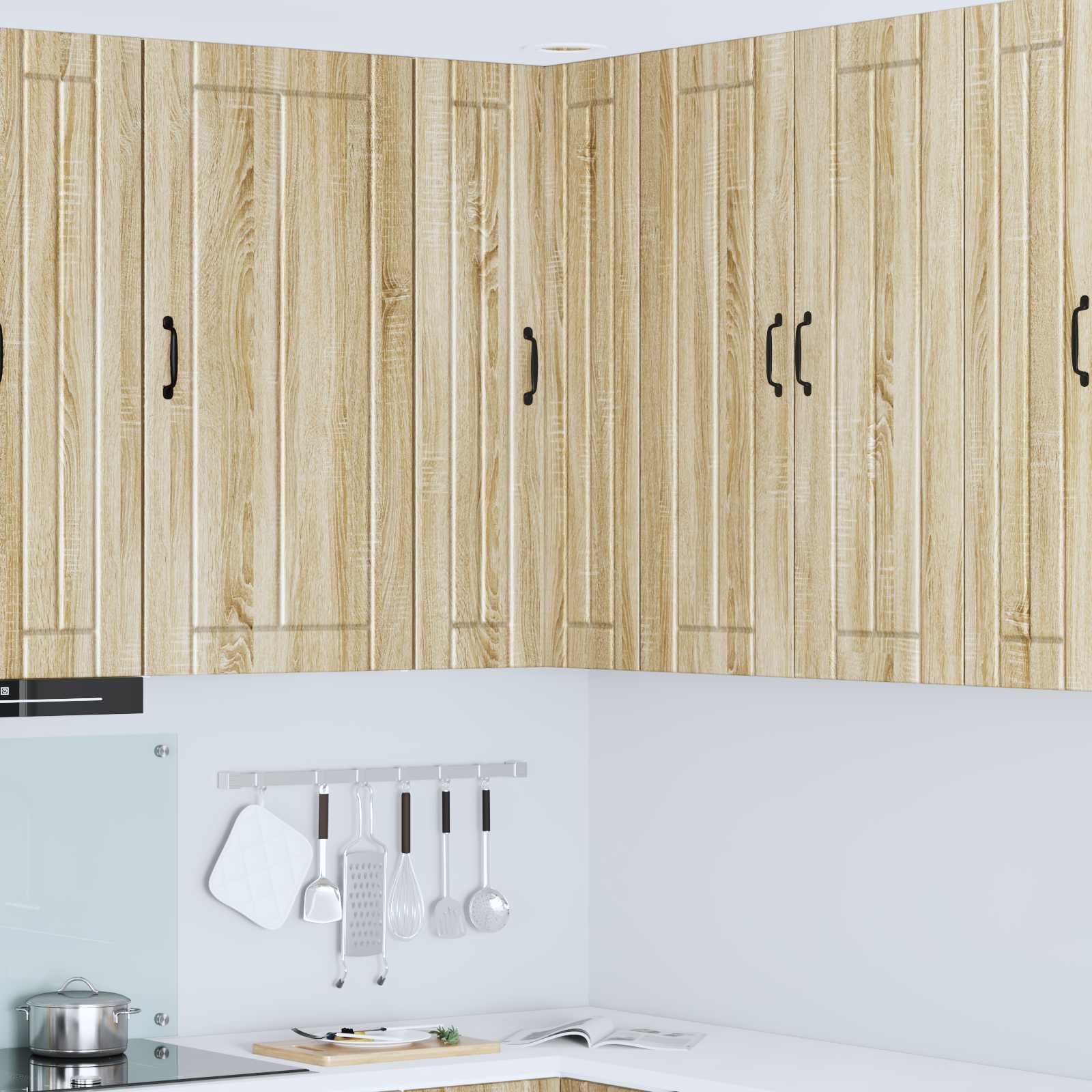 Zidni kutni ormar Lucca Hrast sonoma 57 x 57 x 100 cm
