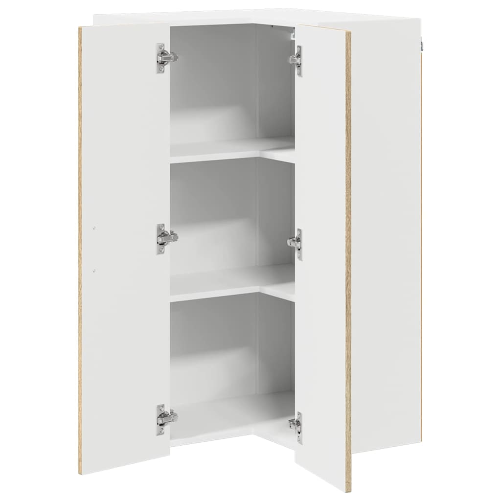 Zidni kutni ormar Lucca Hrast sonoma 57 x 57 x 100 cm