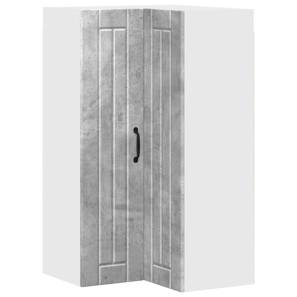 Zidni kutni ormar Lucca Betonska siva 57 x 57 x 100 cm