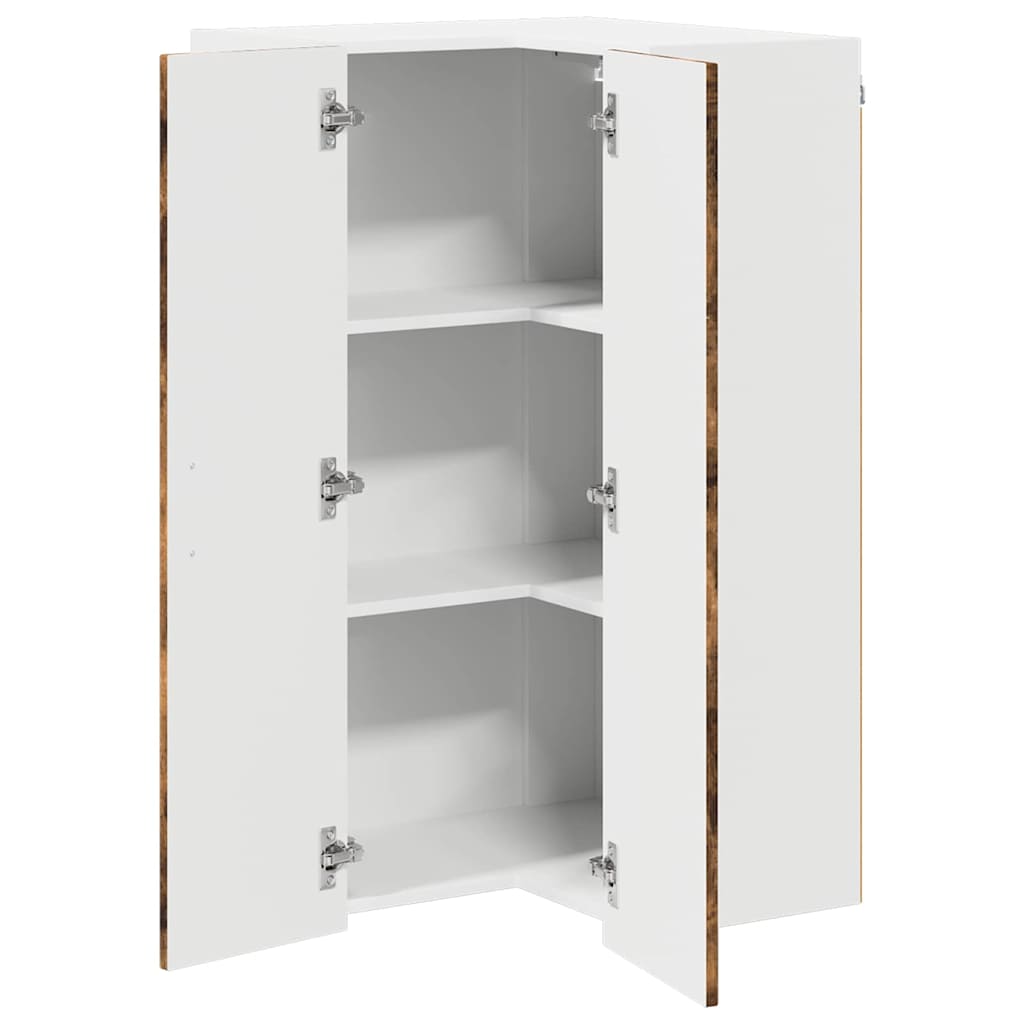 Zidni kutni ormar Lucca Dimljeni hrast 57 x 57 x 100 cm