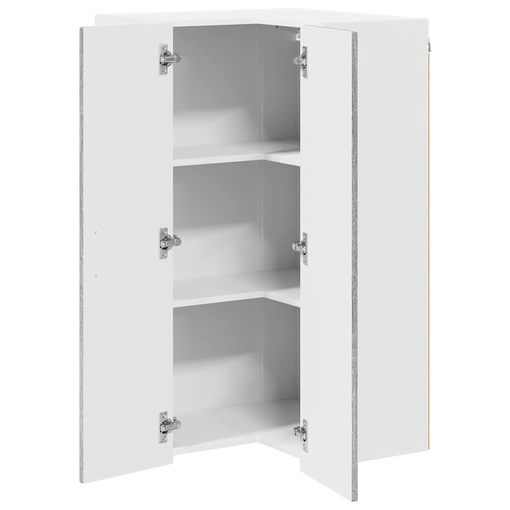 Zidni kutni ormar Lucca Siva sonoma 57 x 57 x 100 cm