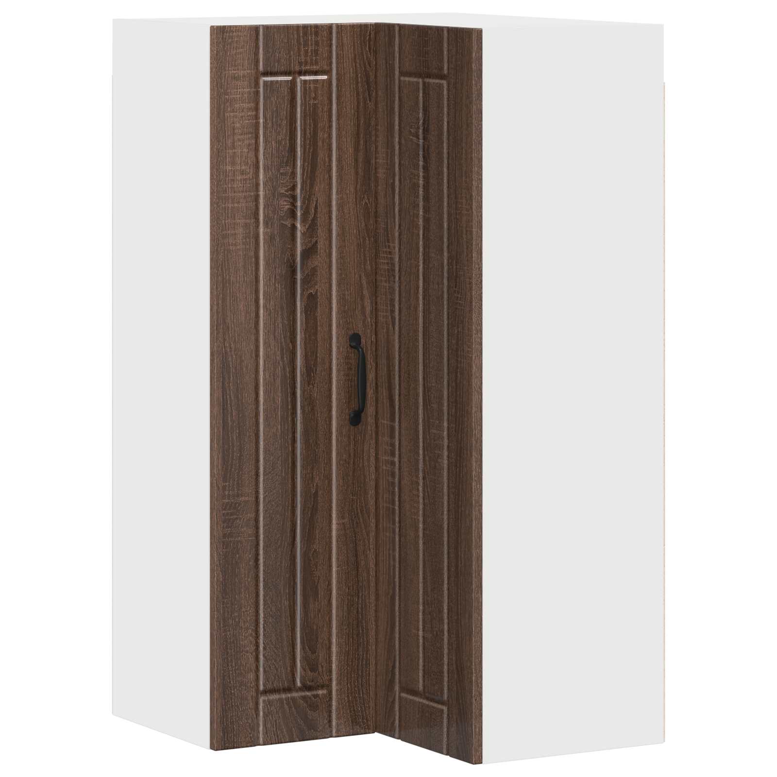 Zidni kutni ormar Lucca Smeđi hrast 57 x 57 x 100 cm
