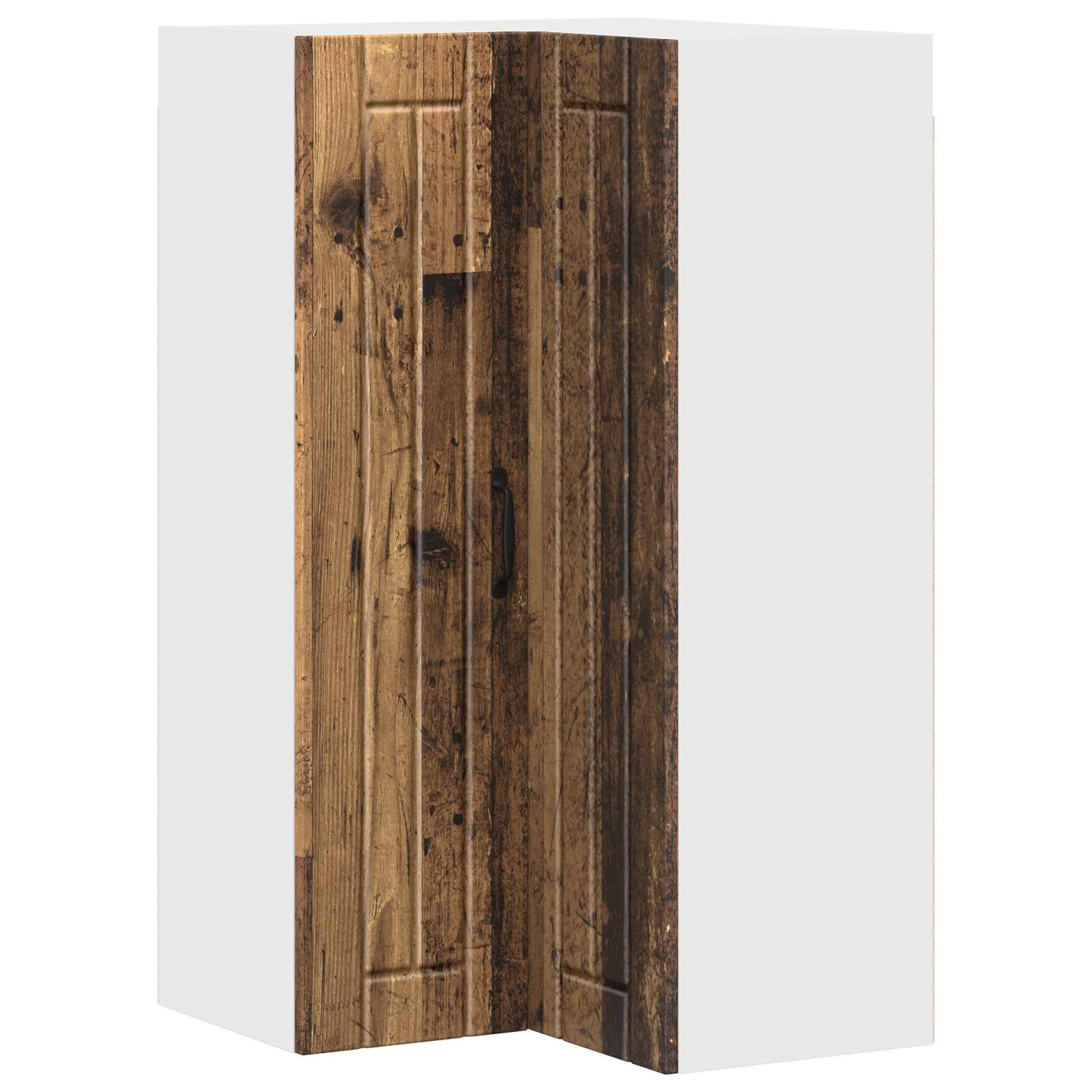 Zidni kutni ormar Lucca Staro drvo 57 x 57 x 100 cm