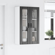 Zidni stakleni ormarić Lucca Crna 60 x 31 x 100 cm