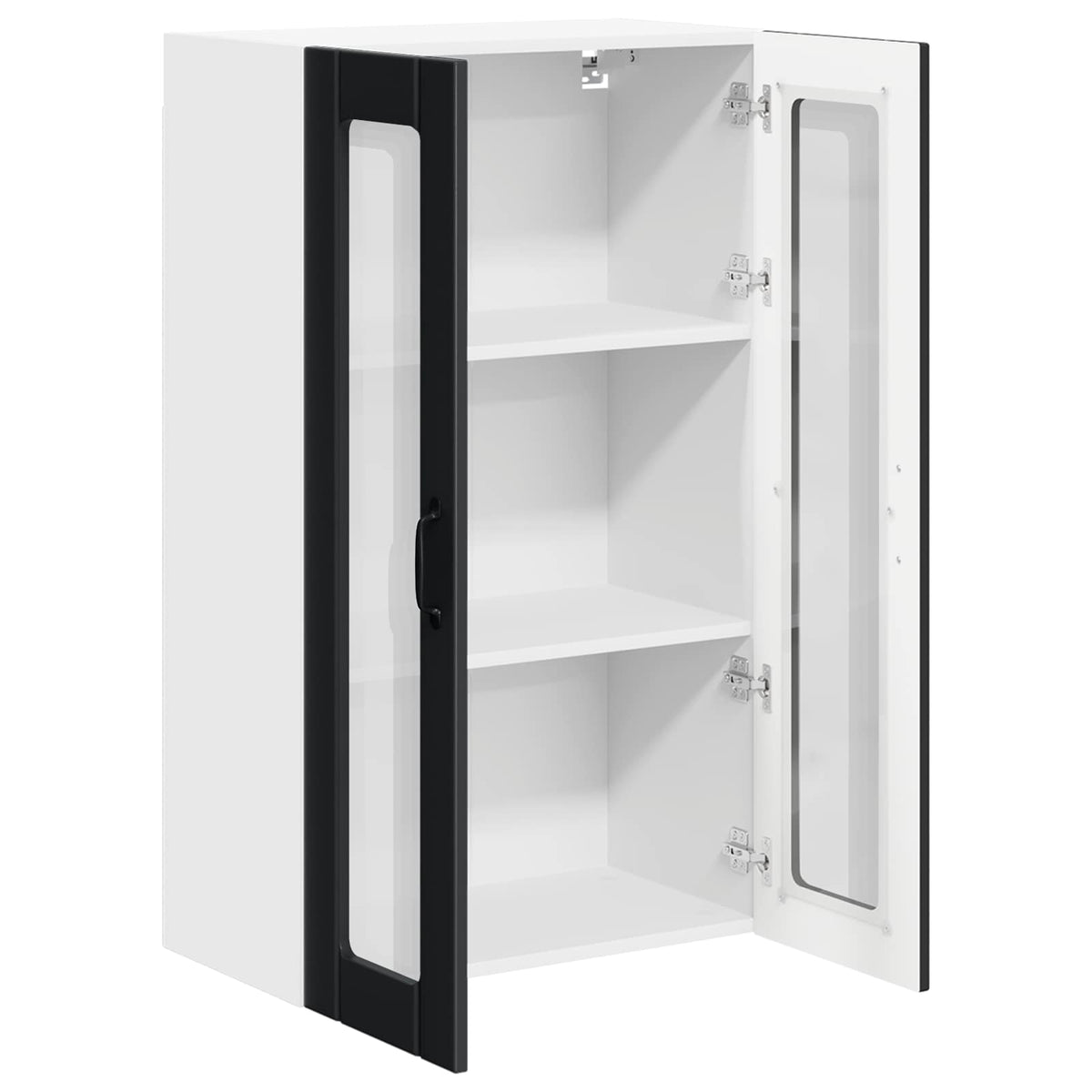 Zidni stakleni ormarić Lucca Crna 60 x 31 x 100 cm