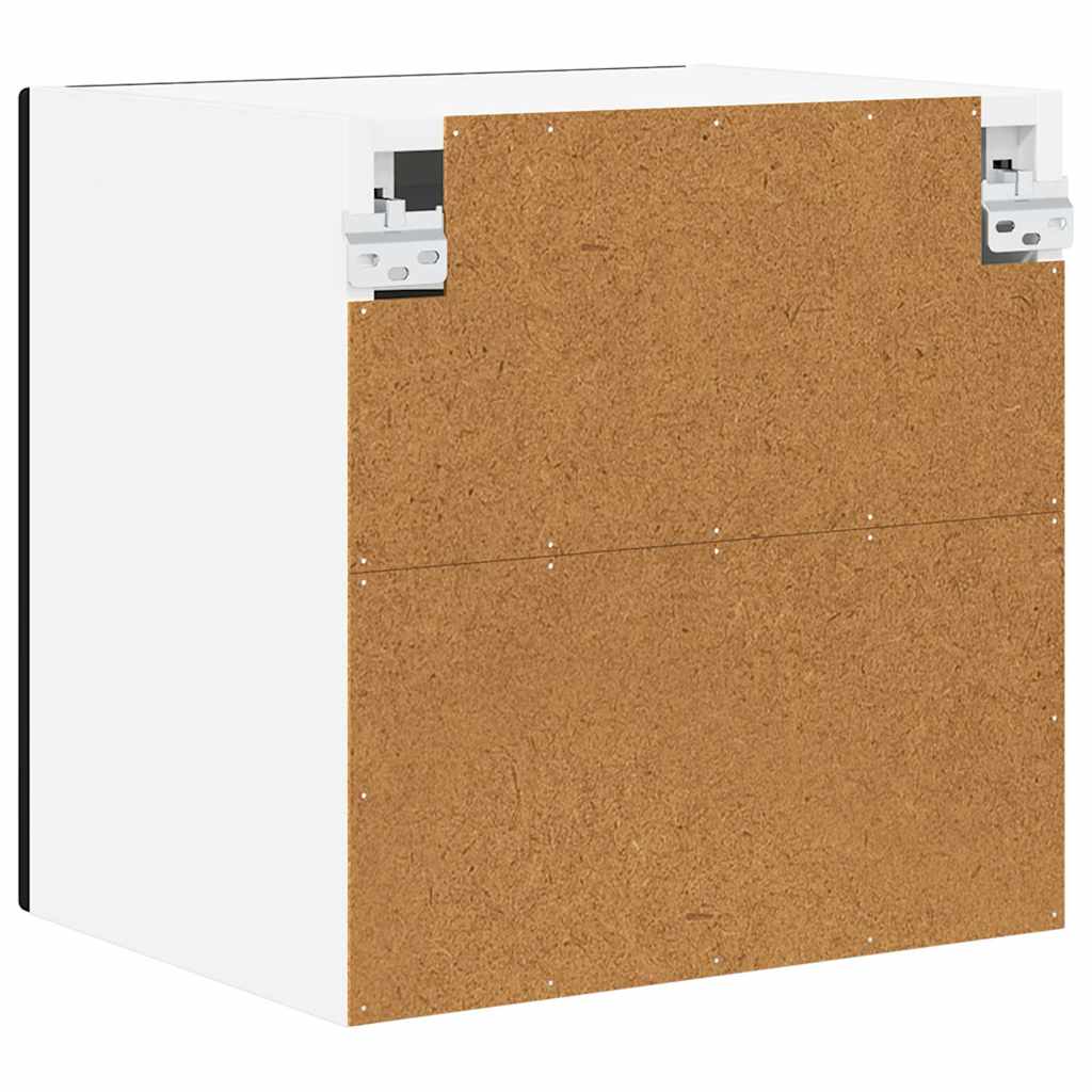 Zidni stakleni ormarić Crna 40 x 31 x 40 cm Konstruirano drvo