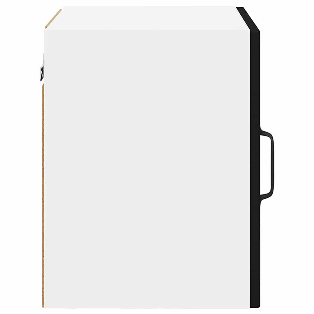 Zidni stakleni ormarić Crna 40 x 31 x 40 cm Konstruirano drvo