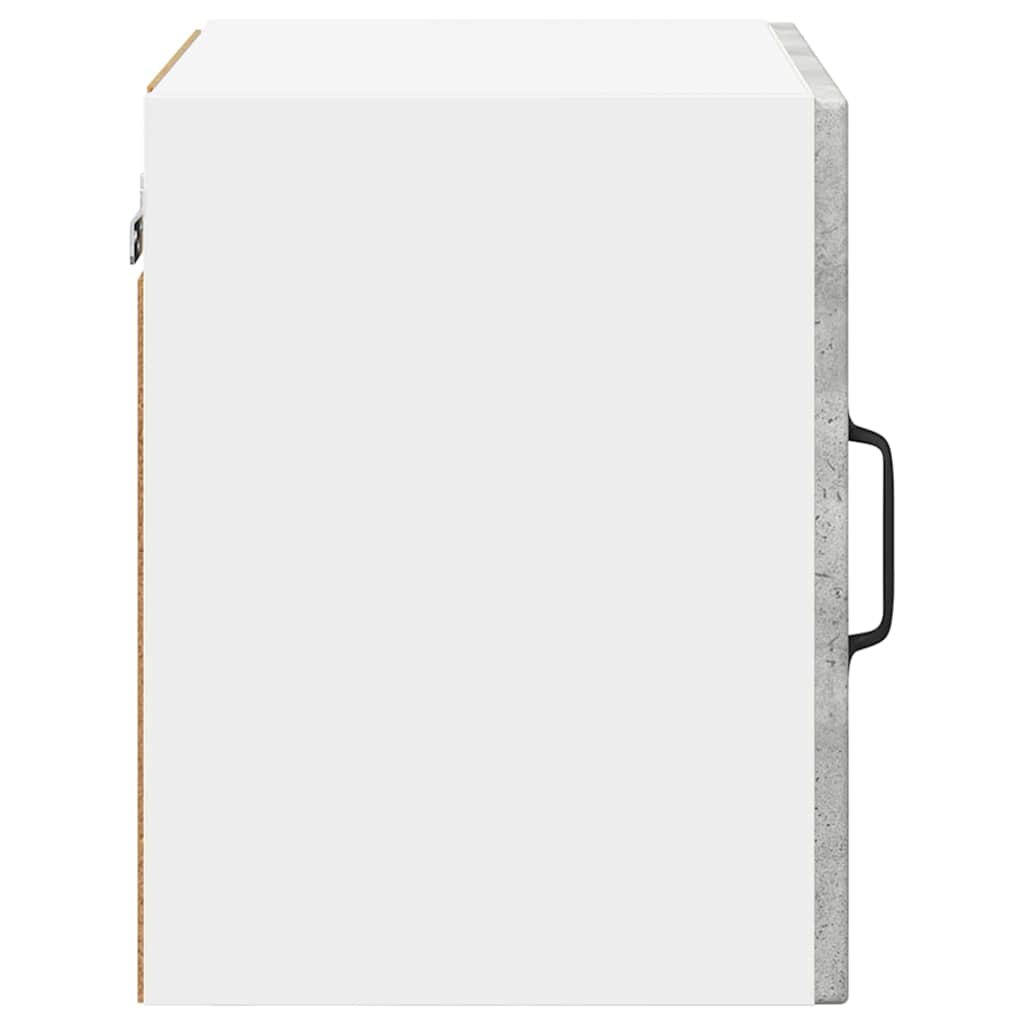 Zidni stakleni ormarić Betonski sivi 40 x 31 x 40 cm