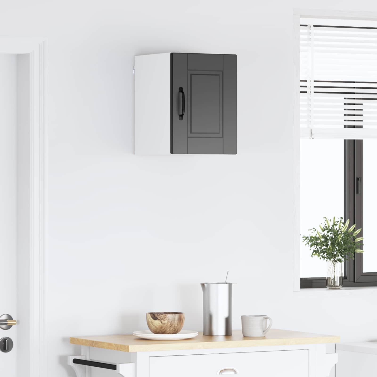 Ormar za Zid Crna 30 x 31 x 40 cm Konstruirano drvo