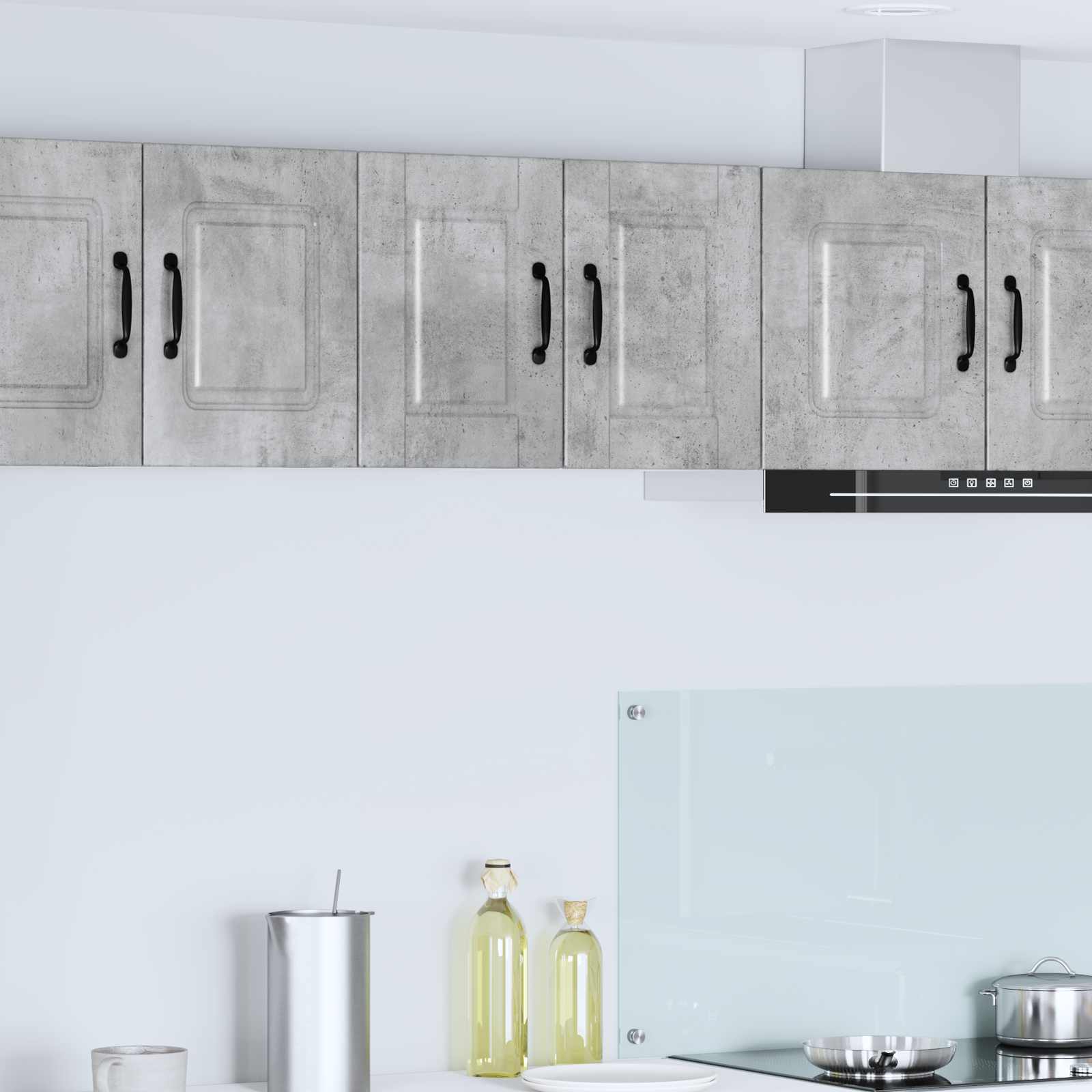 Ormar za Zid 2 pcs Betonski sivi 30 x 31 x 40 cm