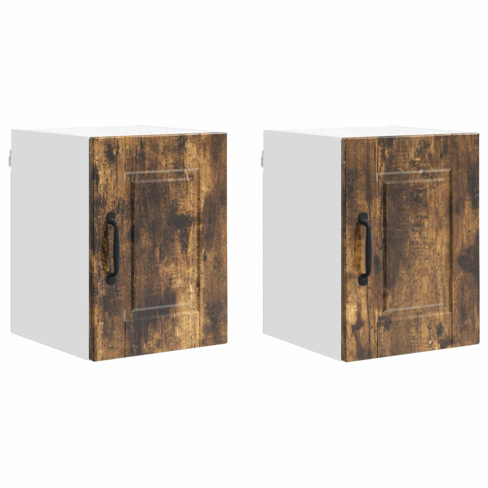 Ormar za Zid 2 pcs Dimljeni hrast 30 x 31 x 40 cm