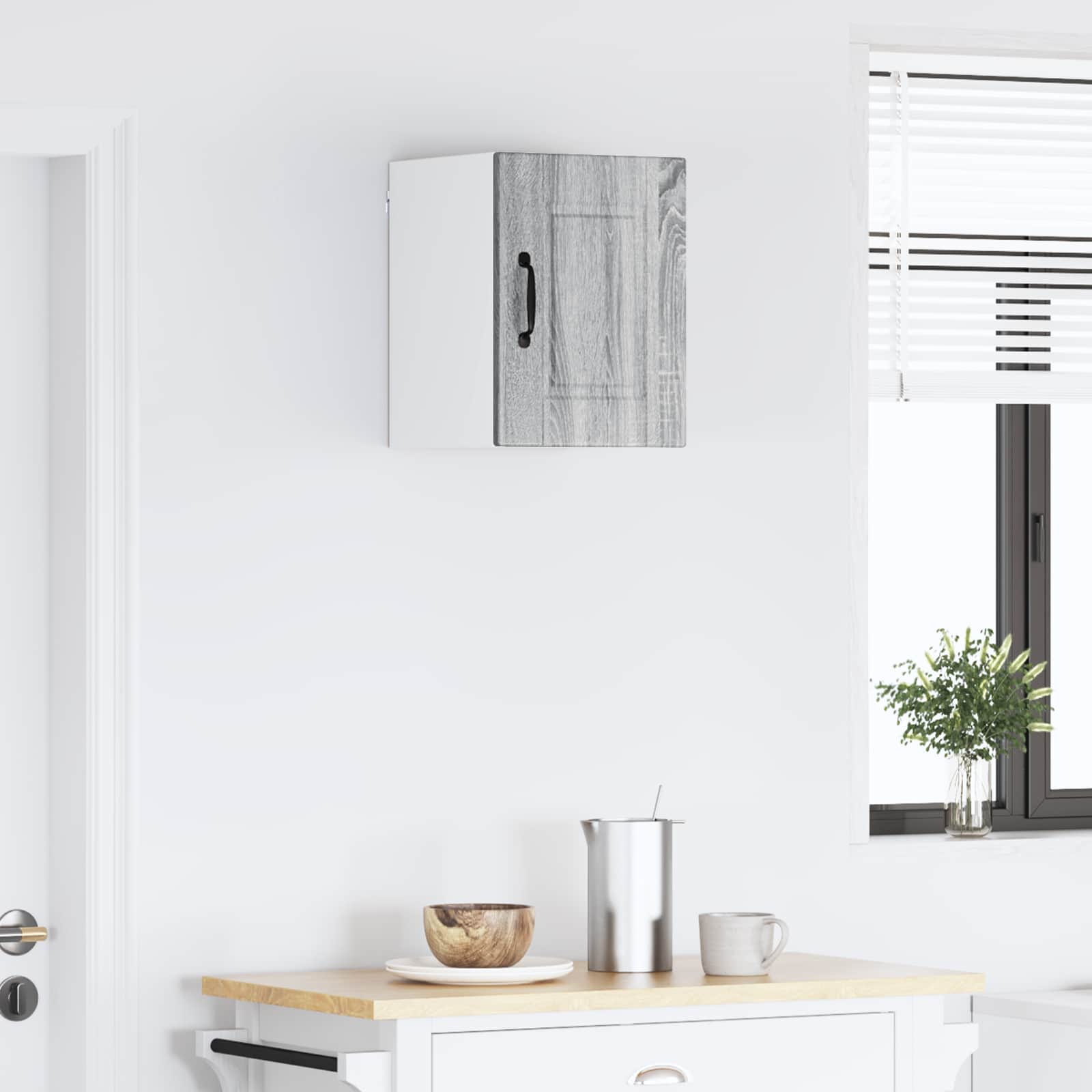 Ormar za Zid Siva Sonoma 30 x 31 x 40 cm Konstruirano drvo