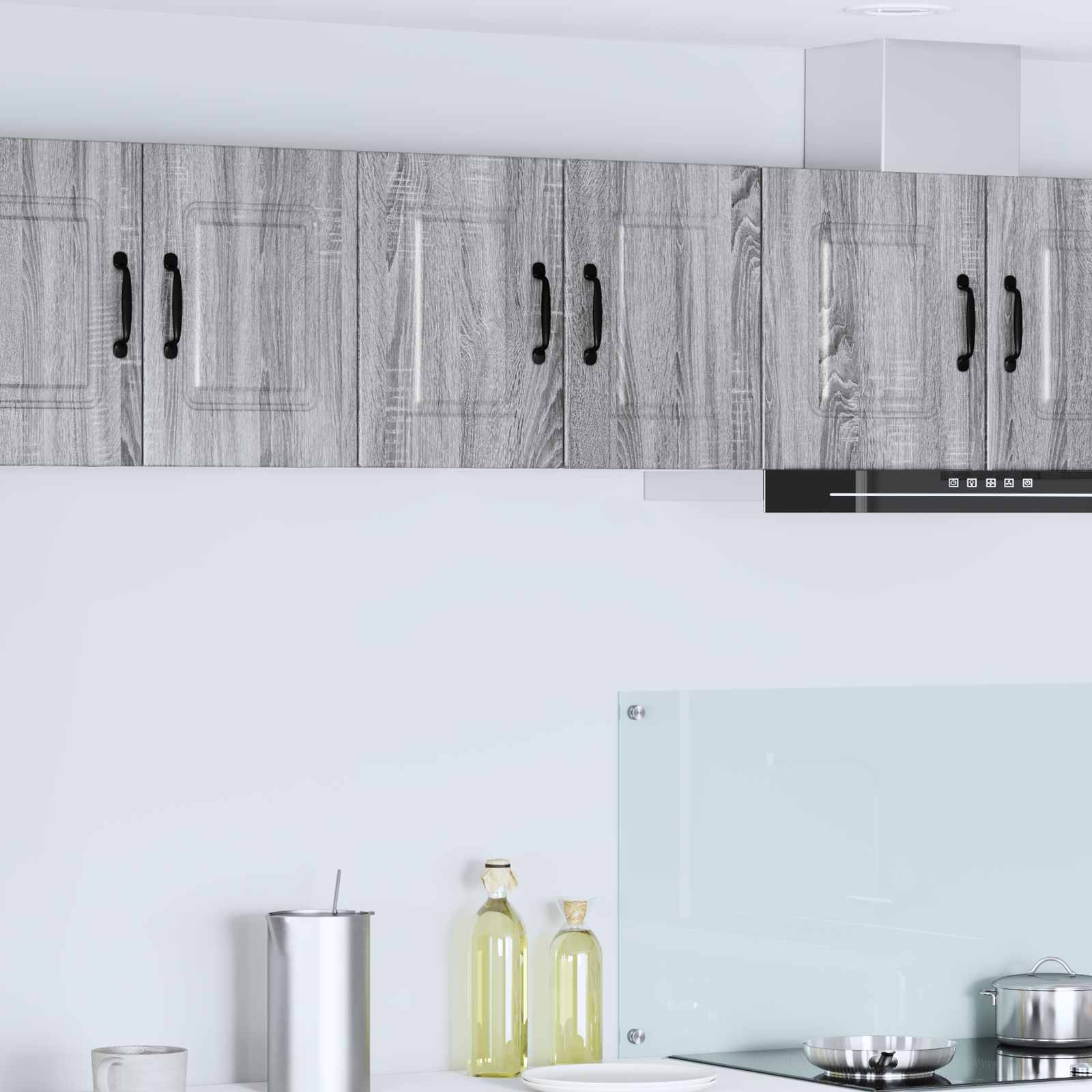 Ormar za Zid 2 pcs Siva Sonoma 30 x 31 x 40 cm