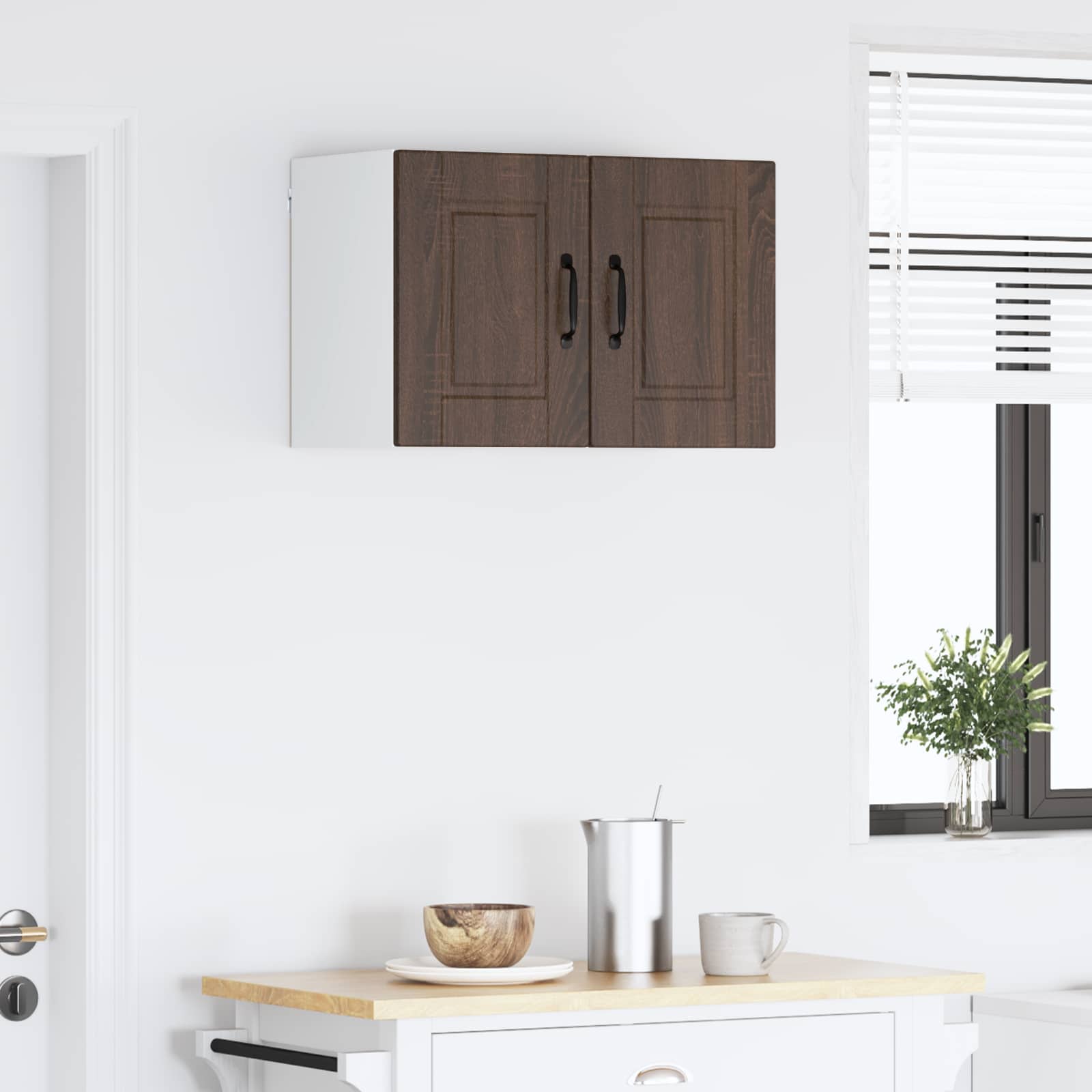 Ormar za Zid 2 pcs Smeđi hrast 30 x 31 x 40 cm