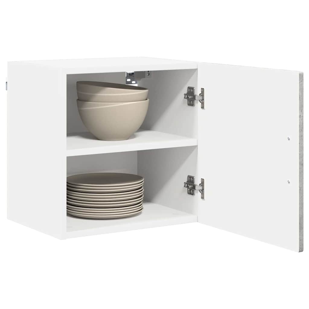 Ormar za Zid 2 pcs Betonski sivi 40 x 31 x 40 cm