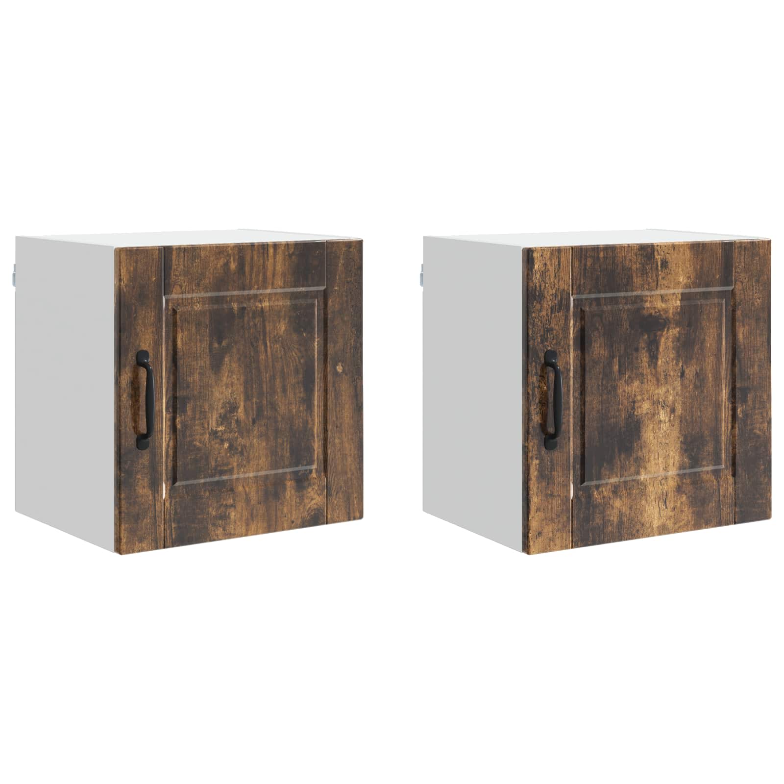 Ormar za Zid 2 pcs Dimljeni hrast 40 x 31 x 40 cm