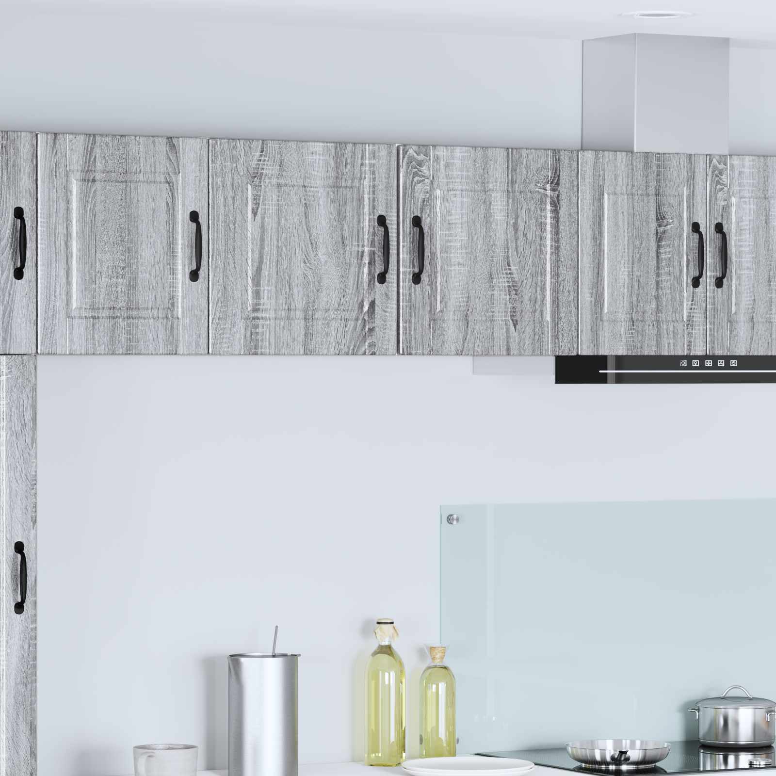 Ormar za Zid Siva Sonoma 40 x 31 x 40 cm Konstruirano drvo