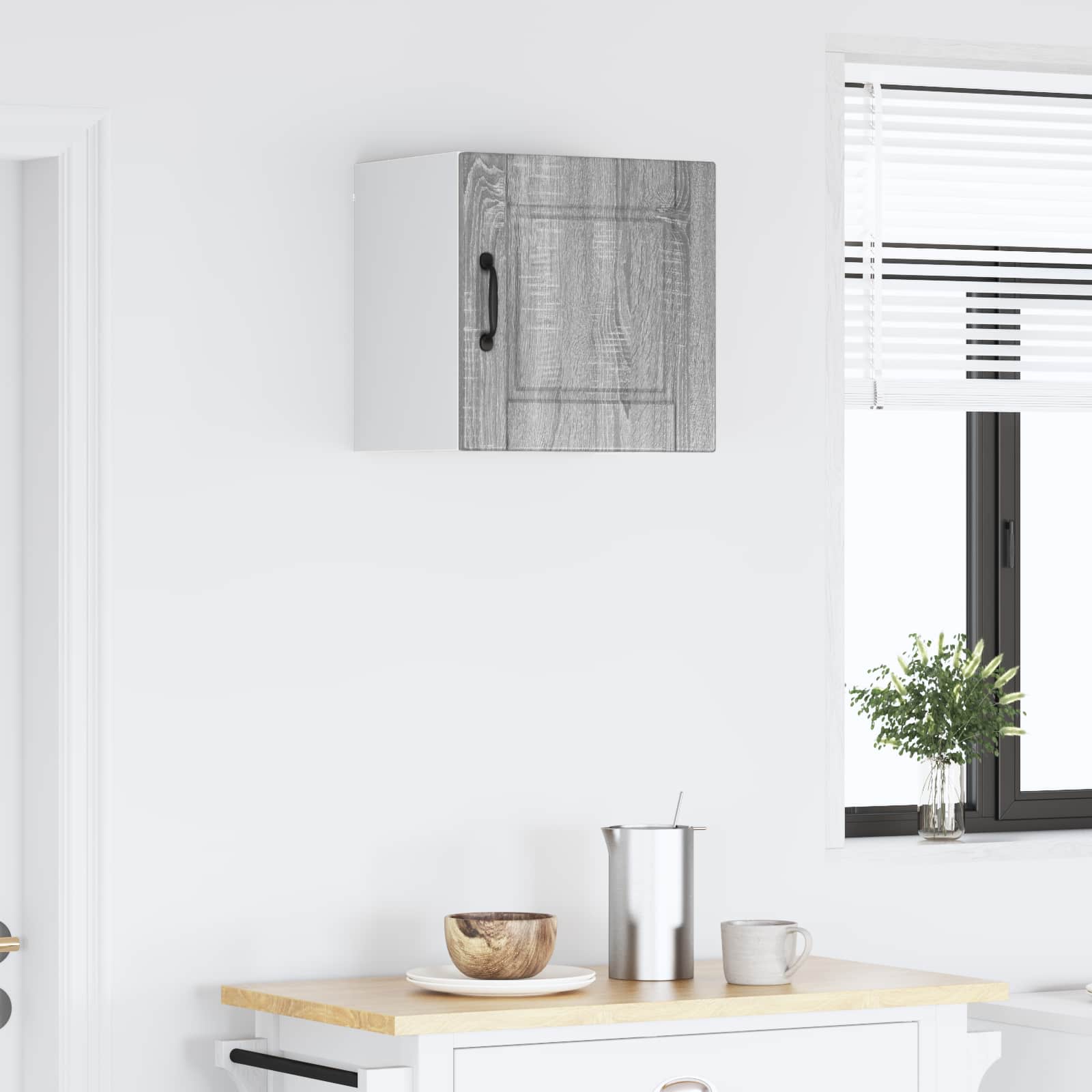 Ormar za Zid Siva Sonoma 40 x 31 x 40 cm Konstruirano drvo