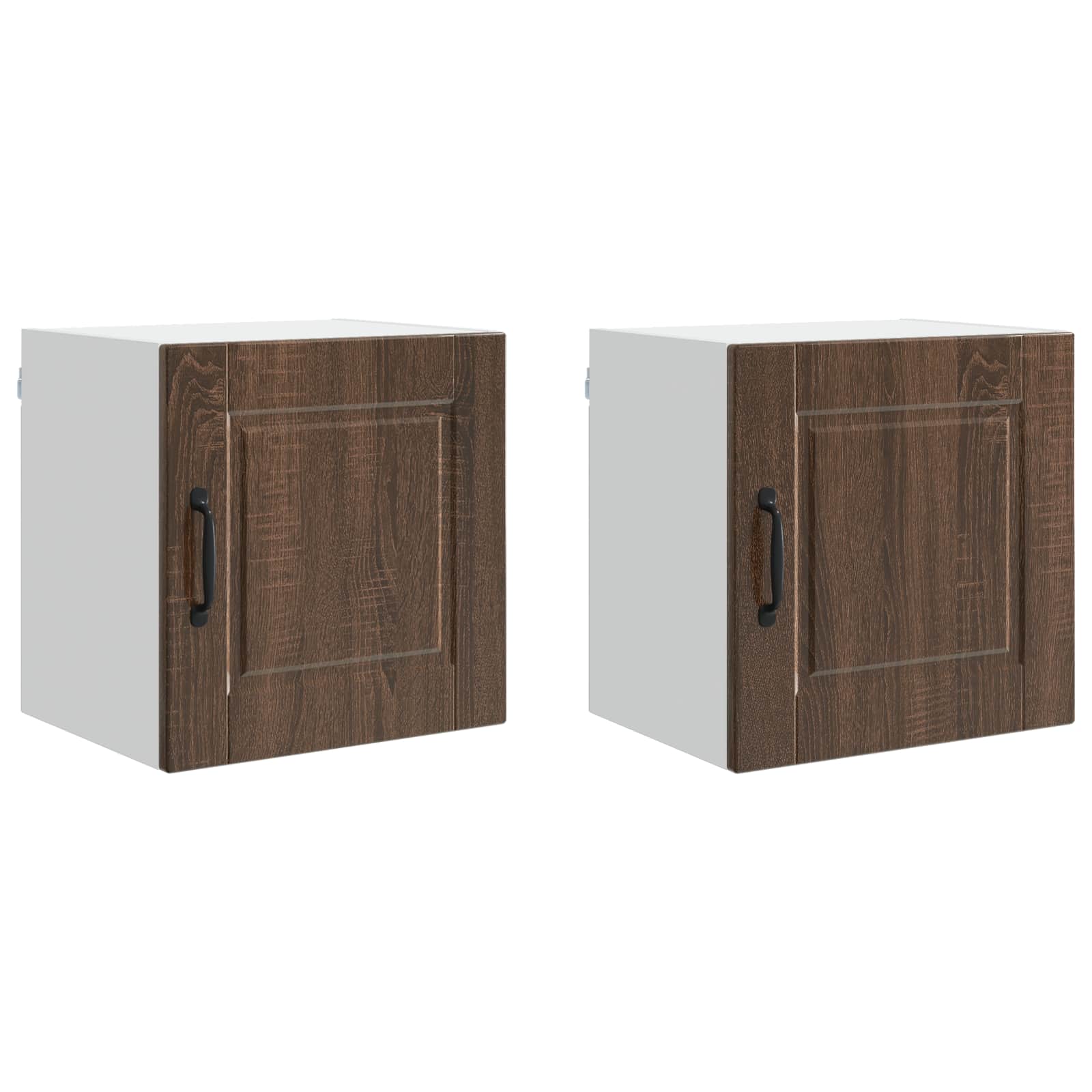 Ormar za Zid 2 pcs Smeđi hrast 40 x 31 x 40 cm