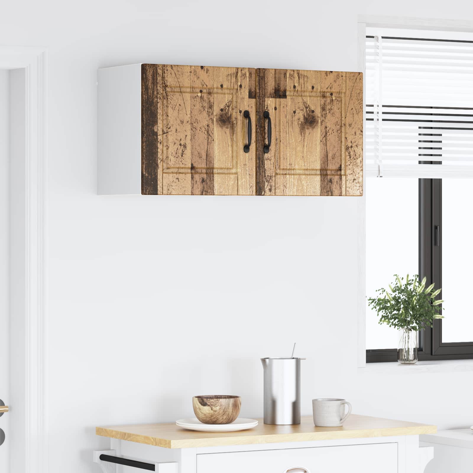 Ormar za Zid 2 pcs Staro drvo 40 x 31 x 40 cm Konstruirano drvo