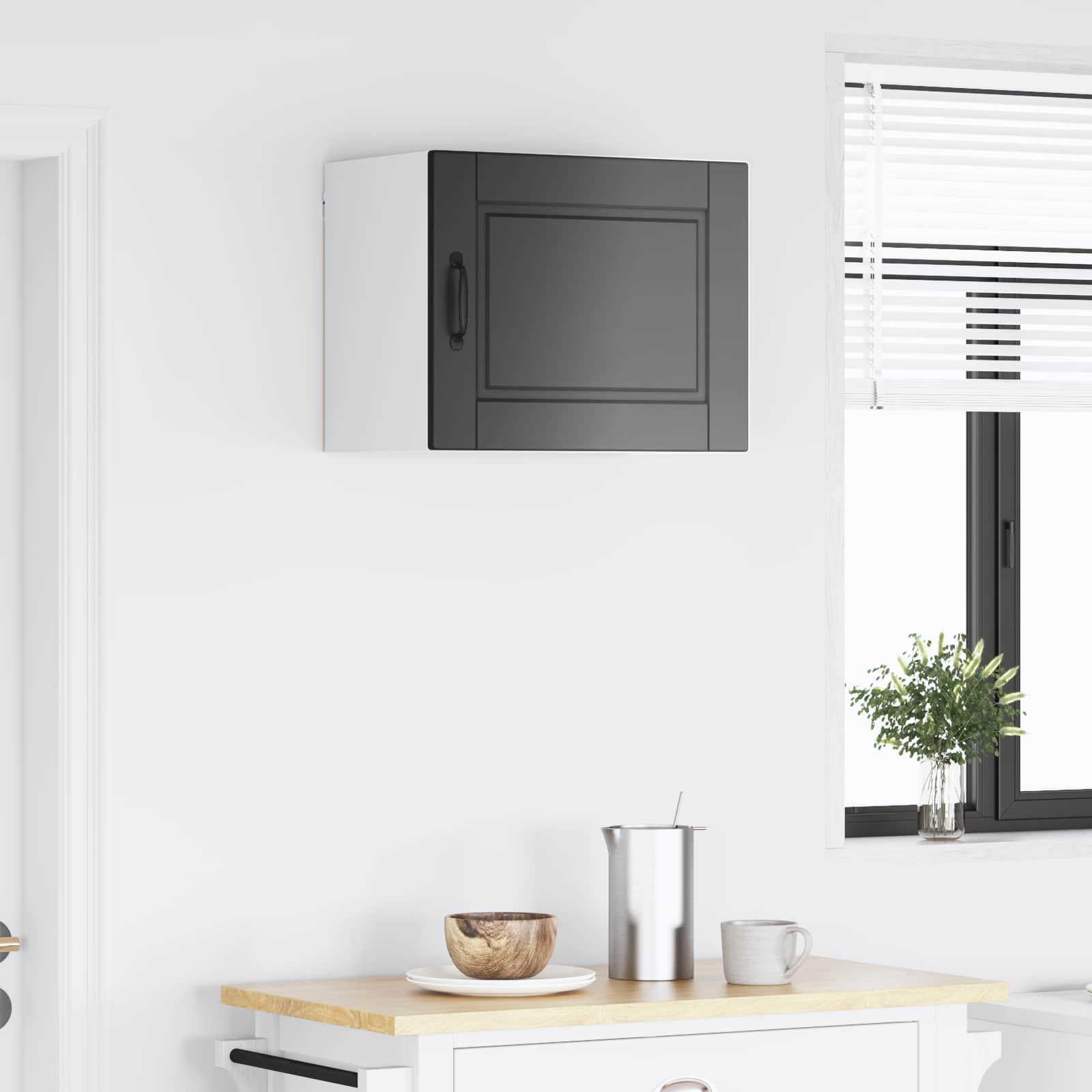 Ormar za Zid Crna 50 x 31 x 40 cm Konstruirano drvo