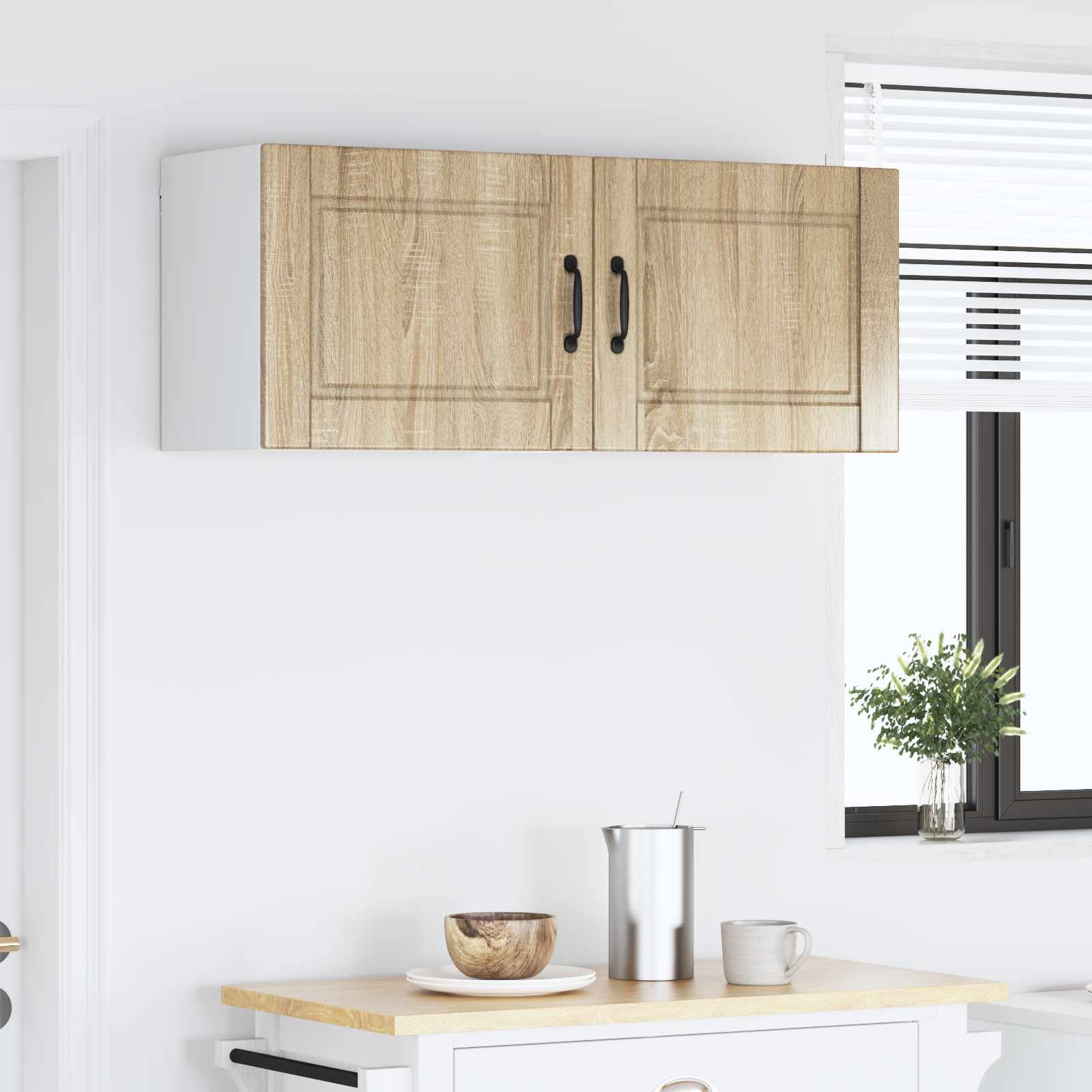Ormar za Zid 2 pcs Sonoma hrast 50 x 31 x 40 cm